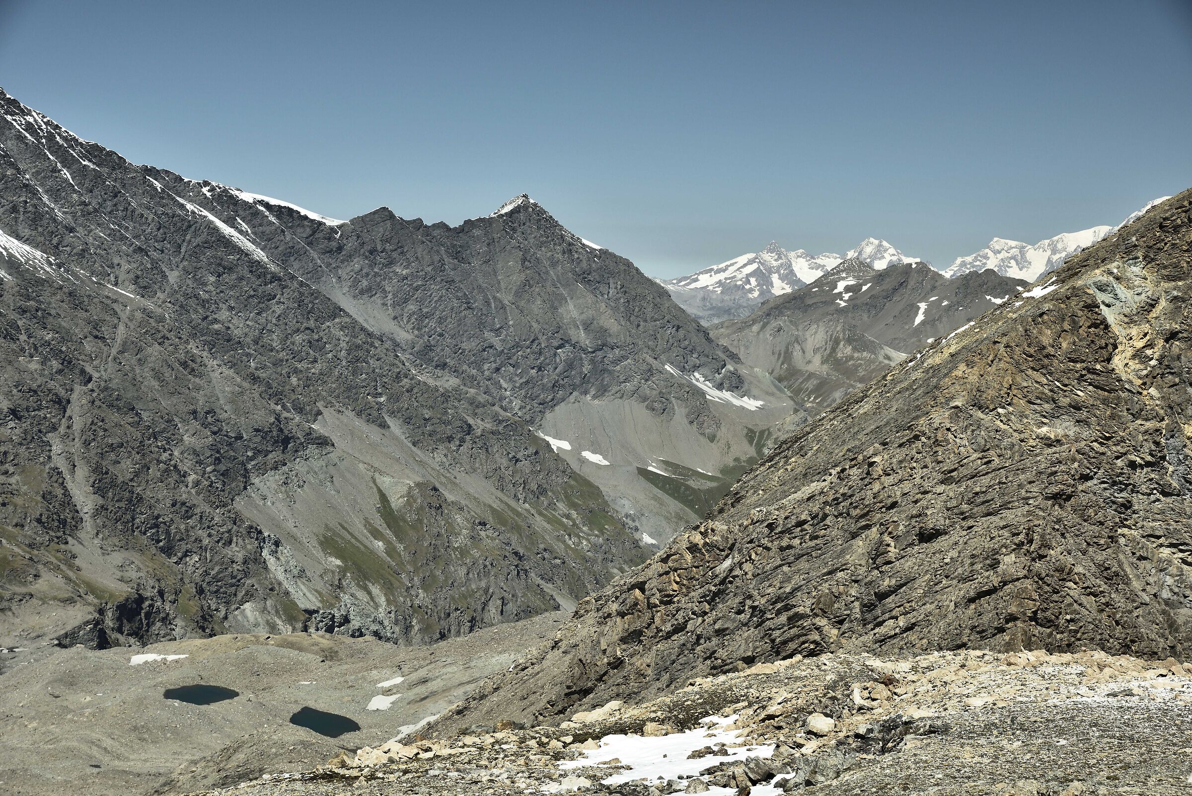 dall'anticima della Bec de Traversiere 3200m