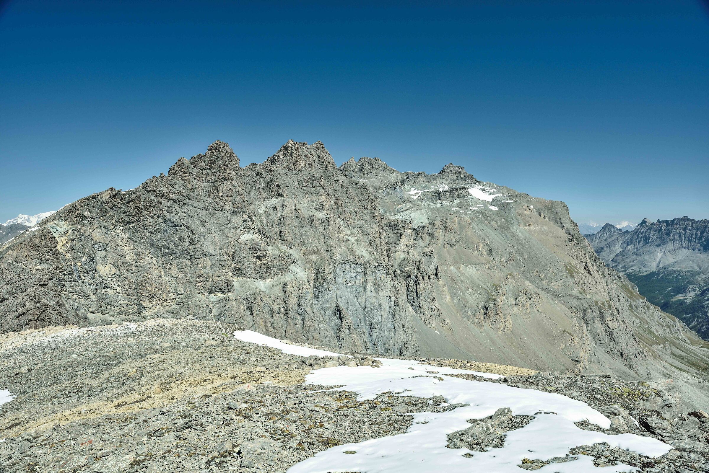 dall'anticima della Bec de Traversiere 3200m