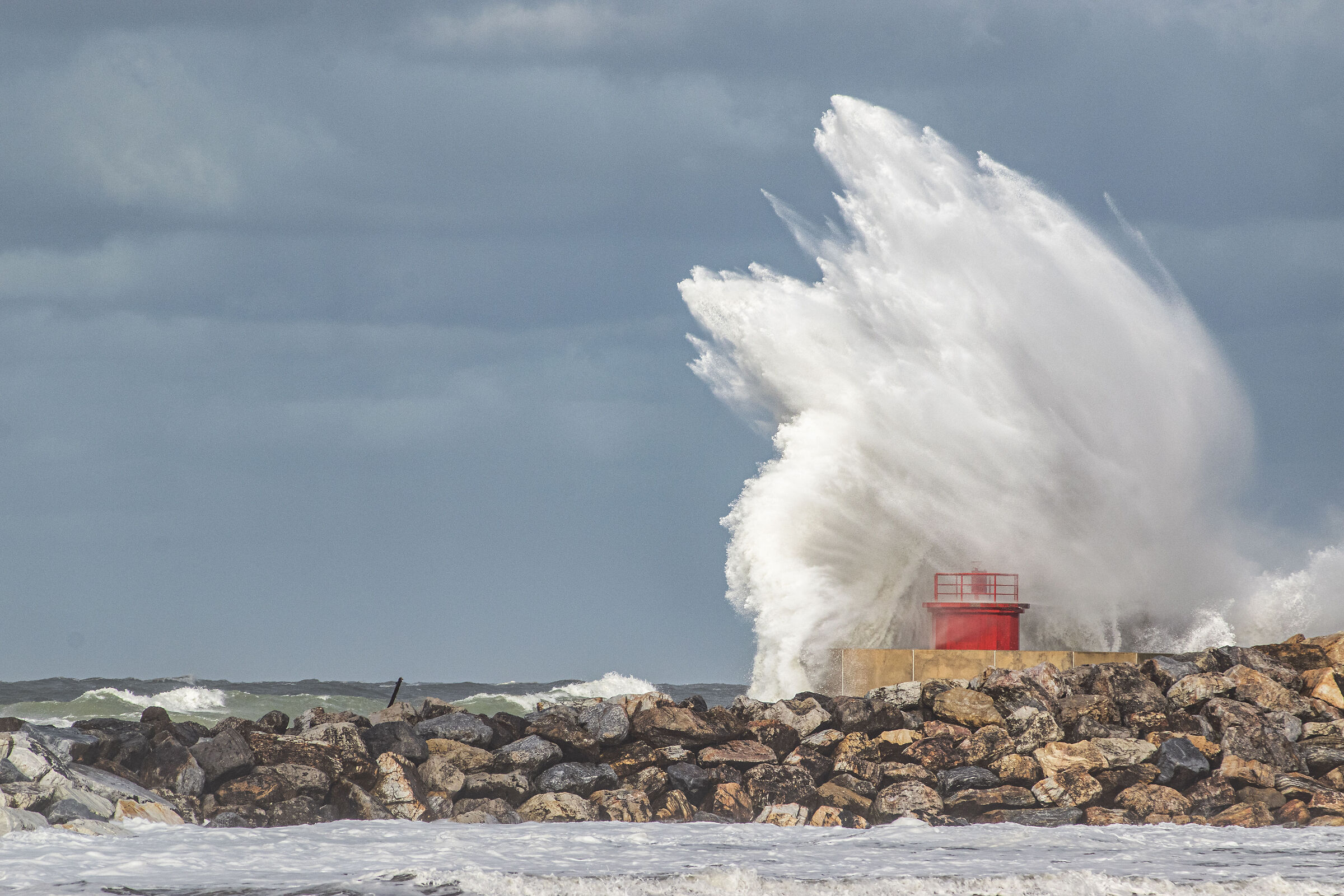 La mareggiata di Livorno
