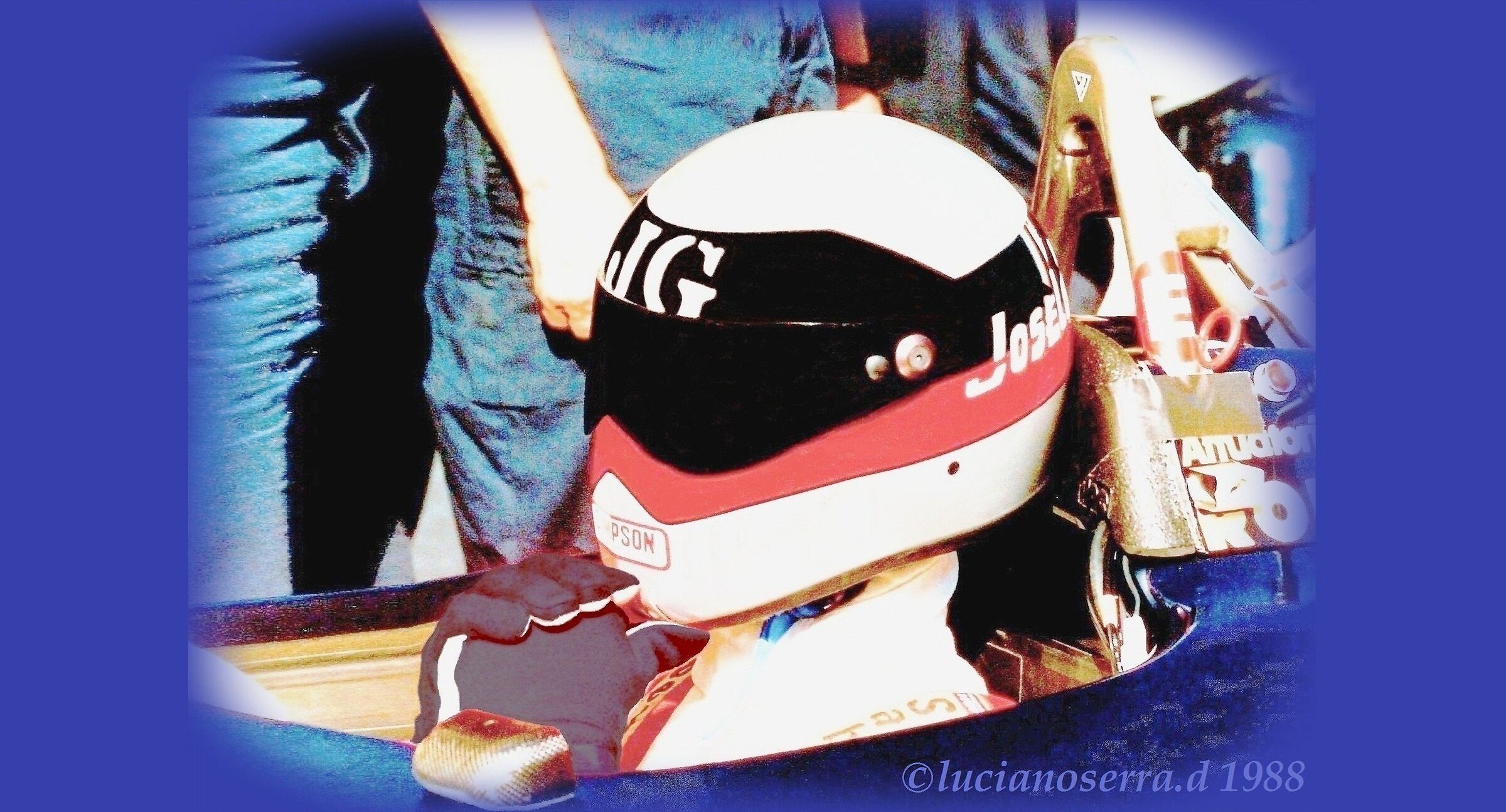 Josele ''Zimba'' Garza Minardi M 188 Ford Co...