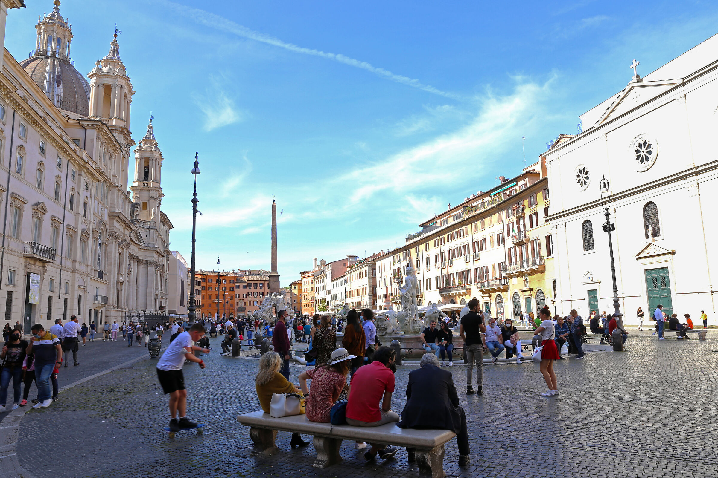 Momenti di vita romana (piazza Navona)