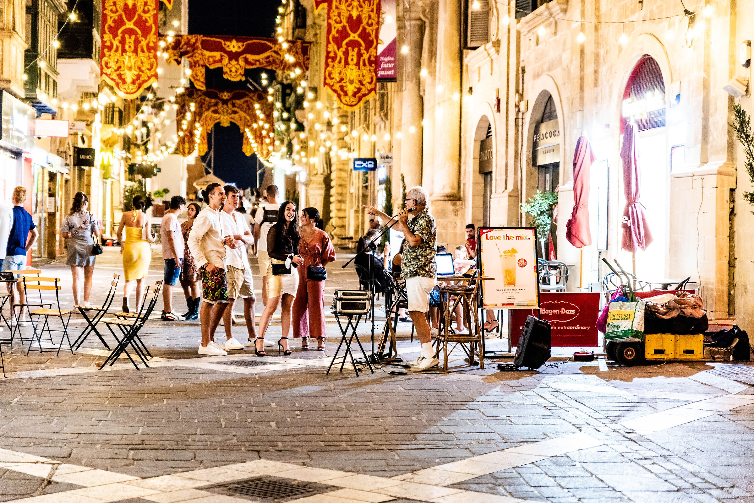 Songs in the streets of Valletta