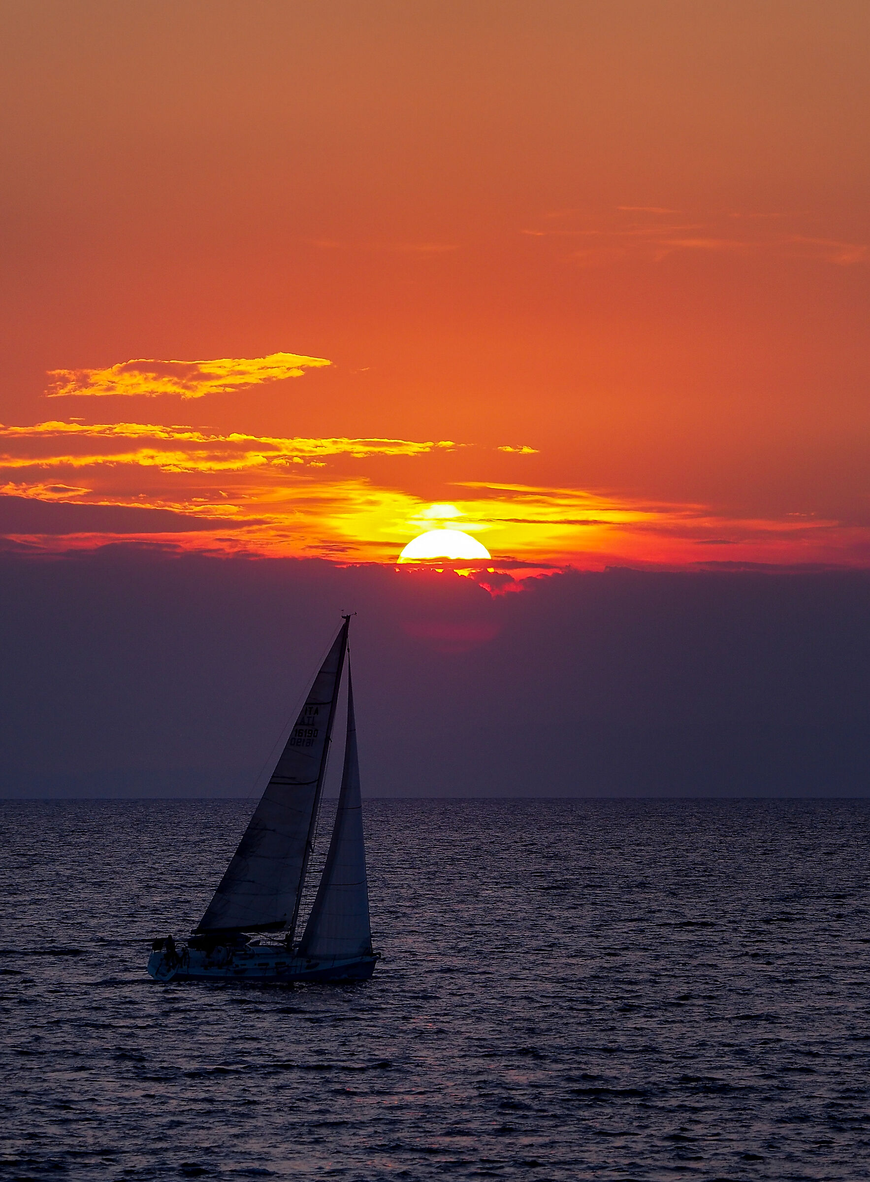 Sailing towards the Sun.