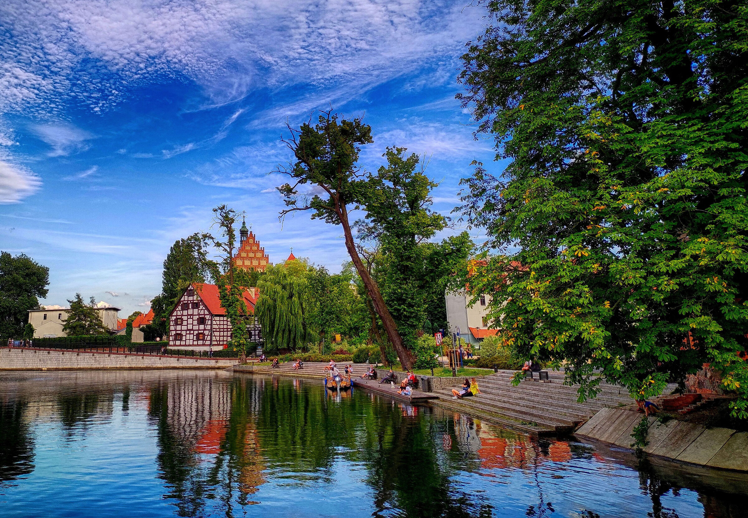 Bydgoszcz - Bia&lstrok;y Spichlerz e fiume Brda