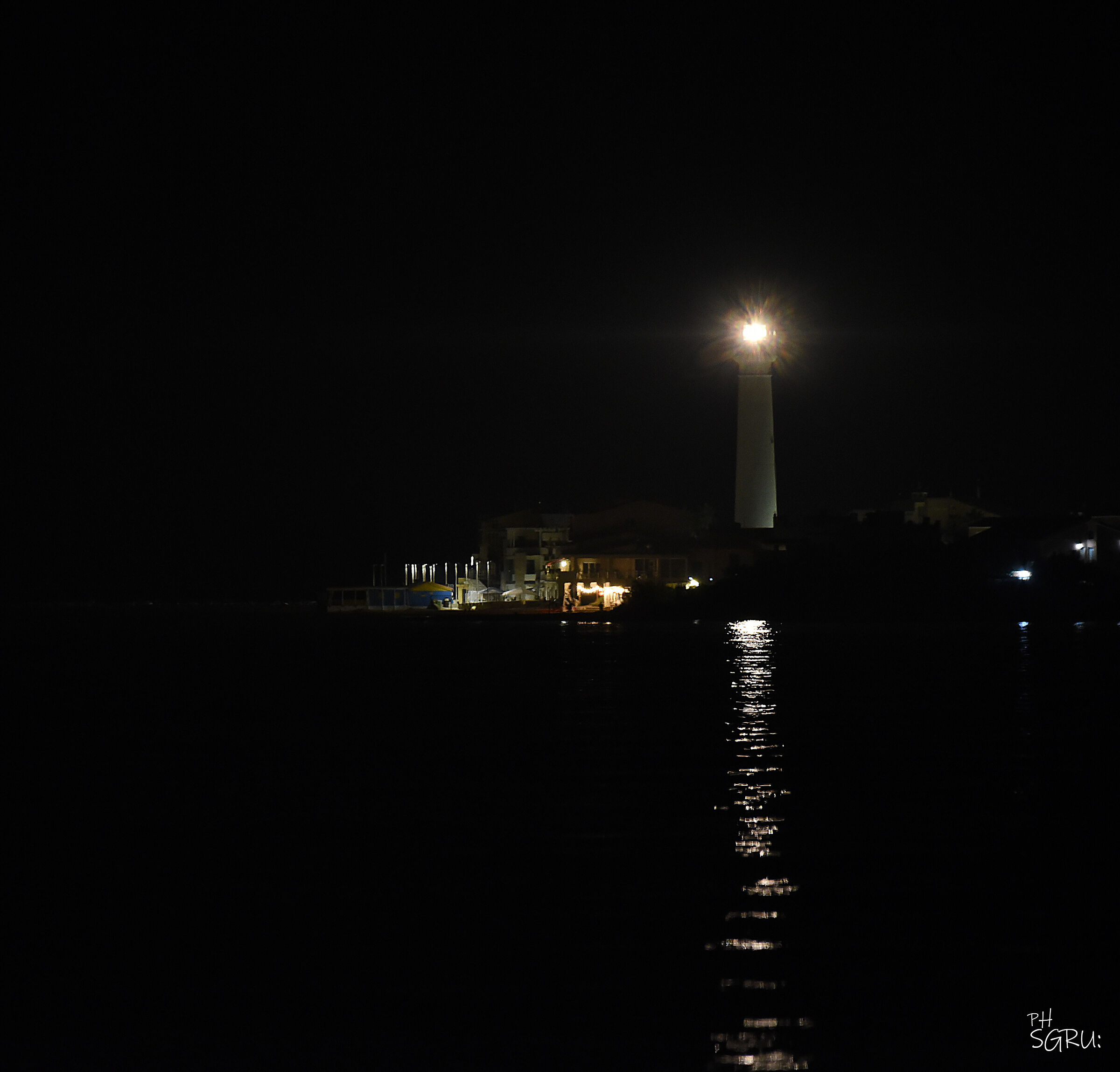 the night lighthouse