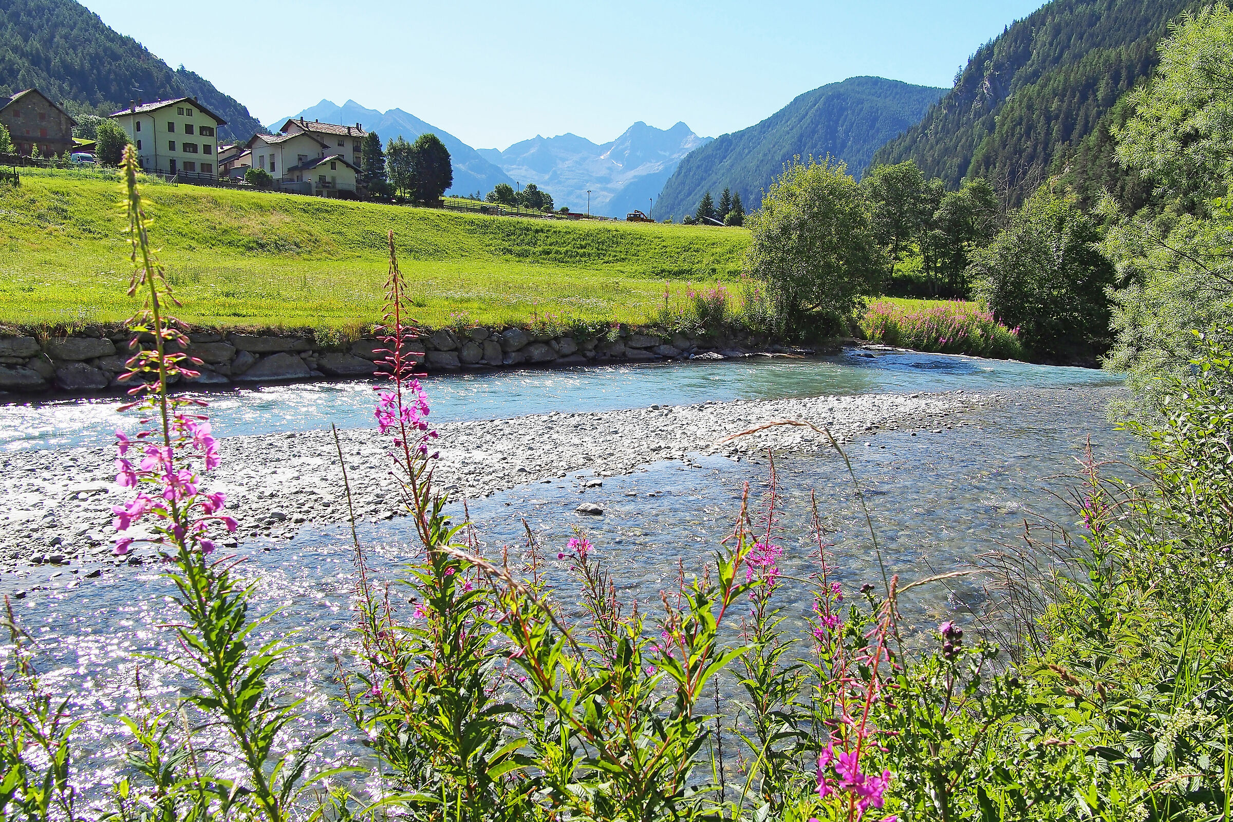 Along the Evançon