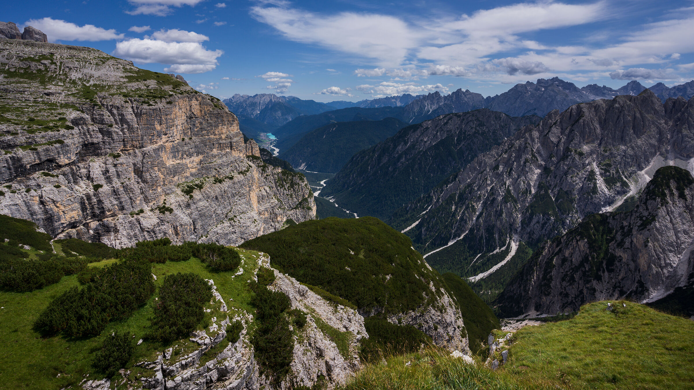 Marzon Valley and Lake Auronzo