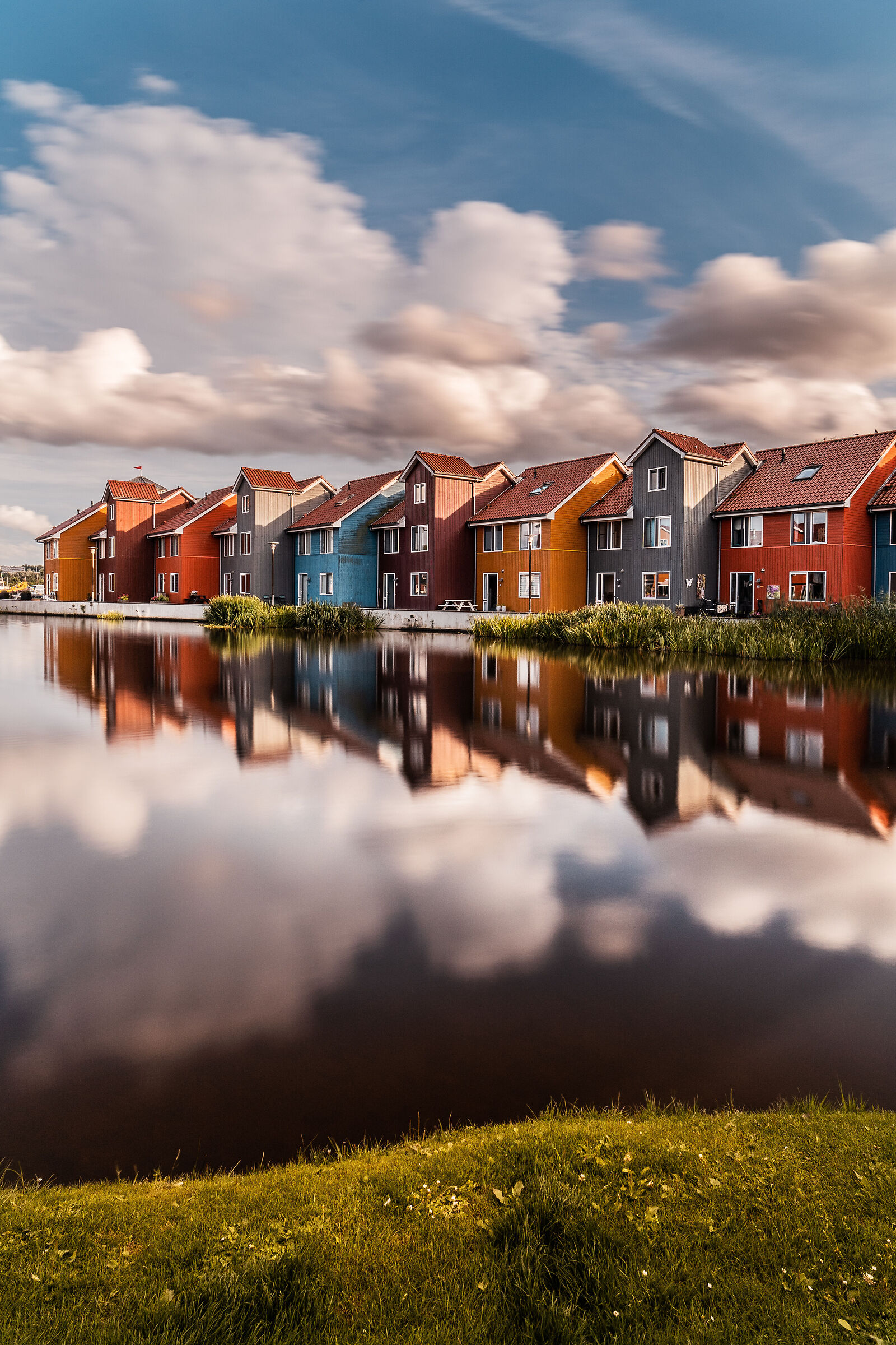 Le famose casette colorate di Groningen