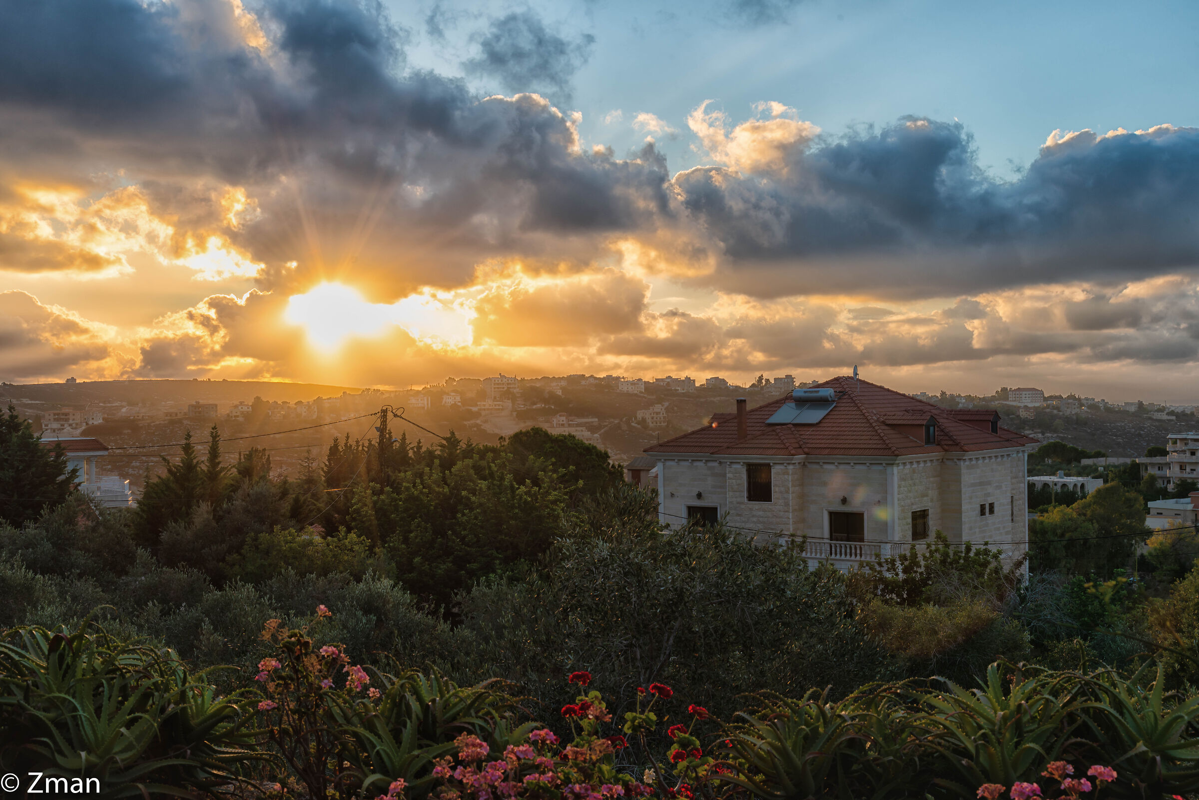 Sunset and Our Neighbors