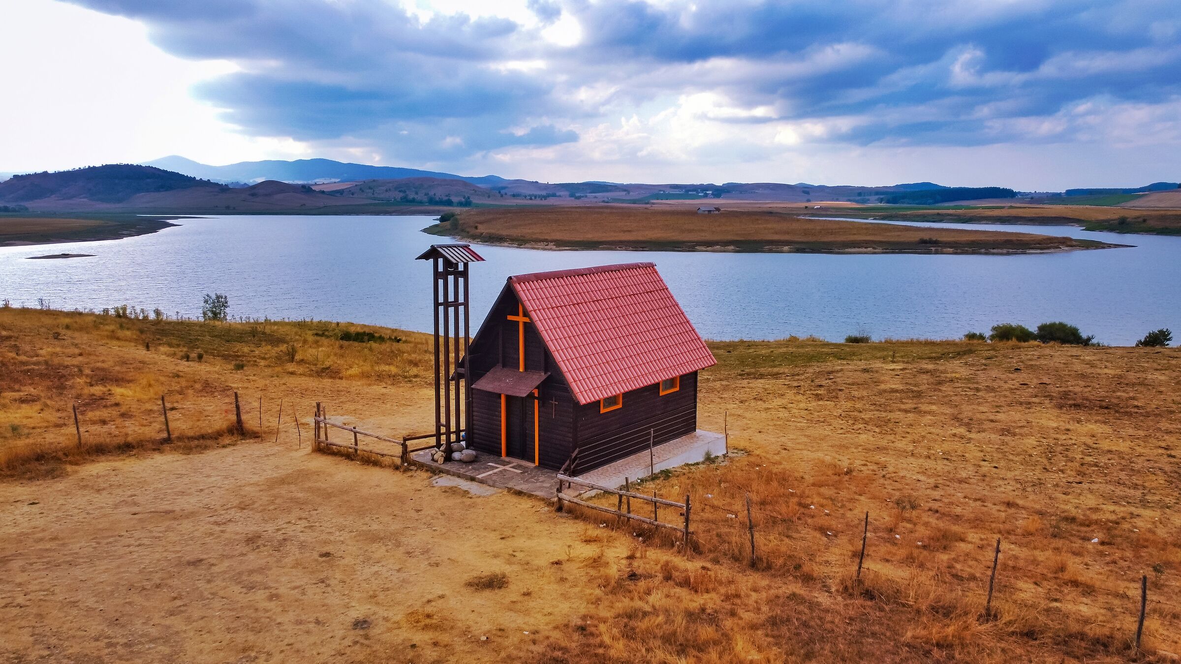 Church Campo San Lorenzo Lago Cecita