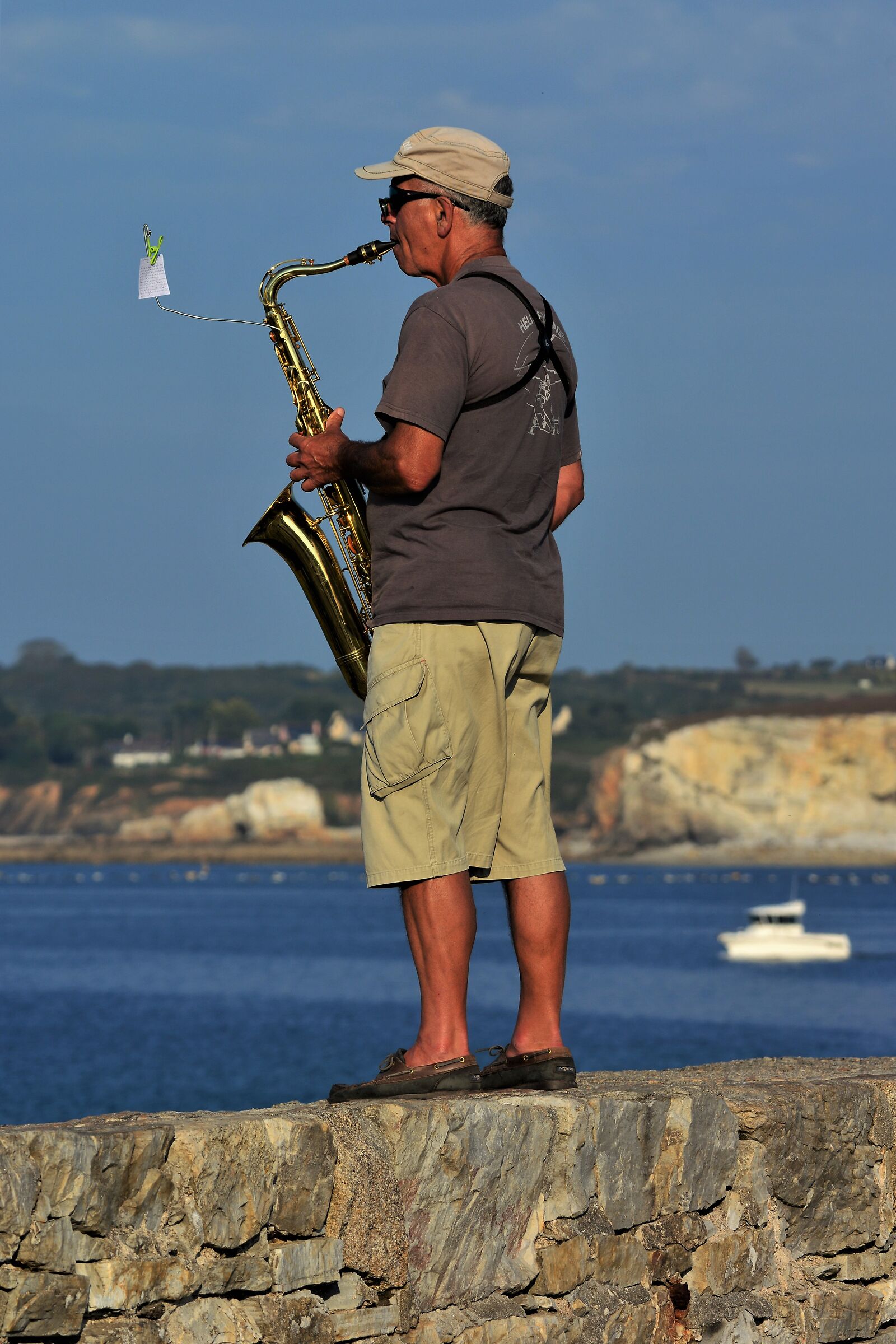 Sax on the ocean