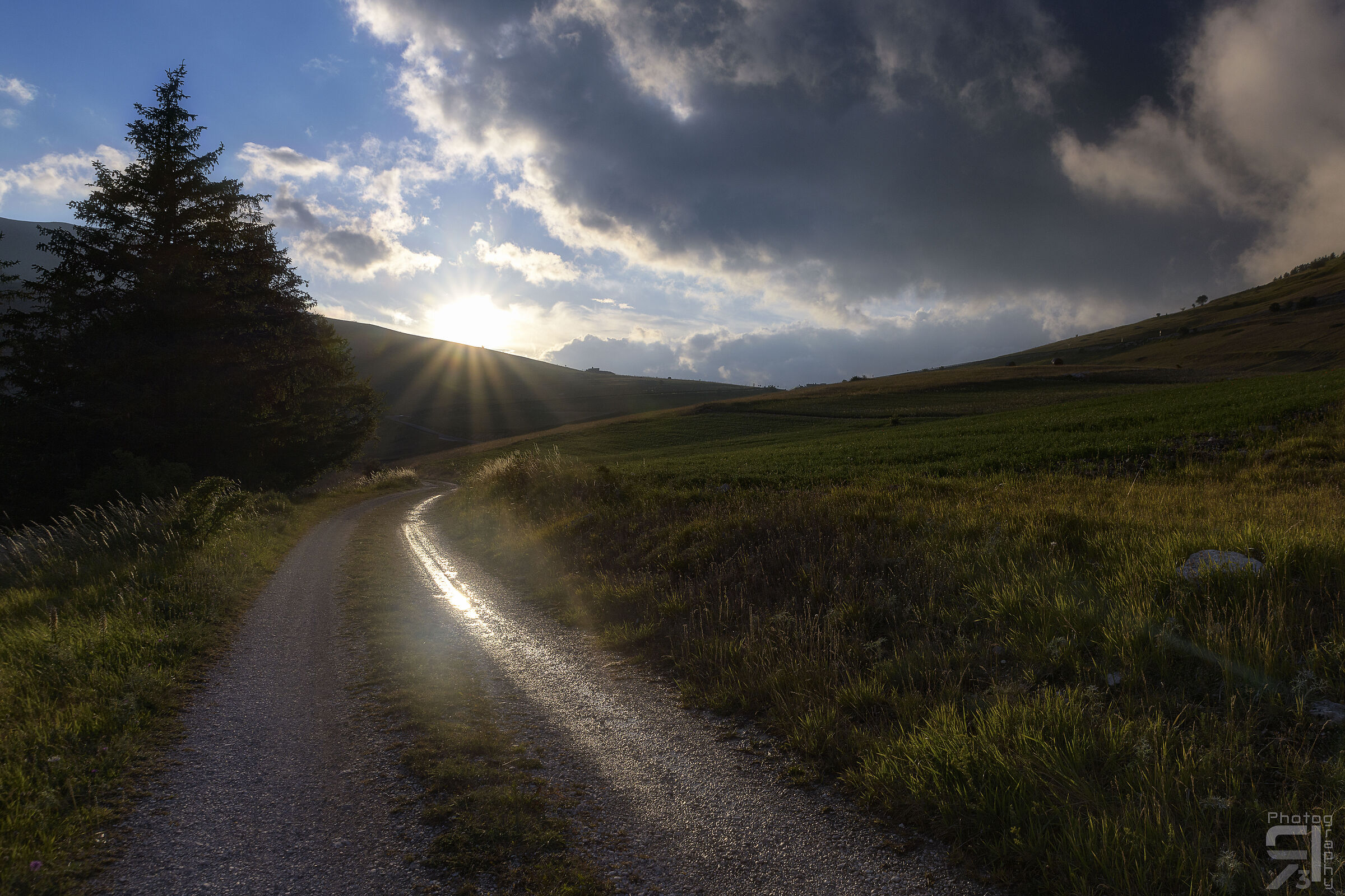 Sulla via del tramonto