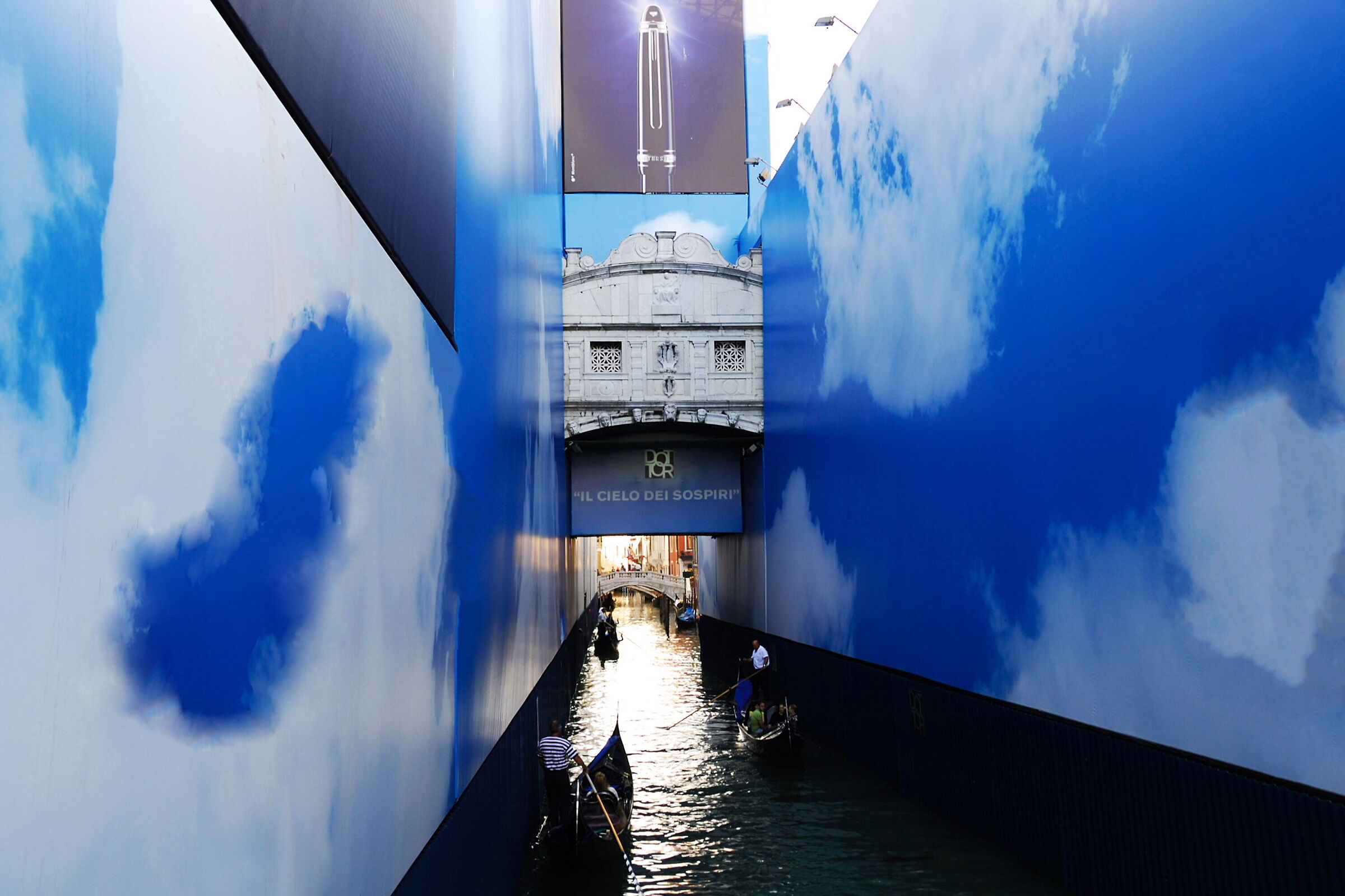 Navigating the blue painted blue