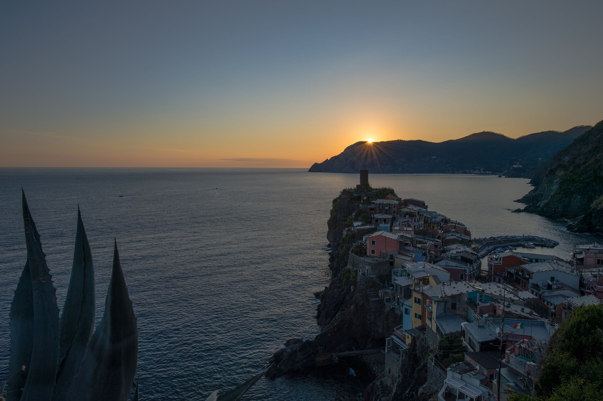 Vernazza al tramonto