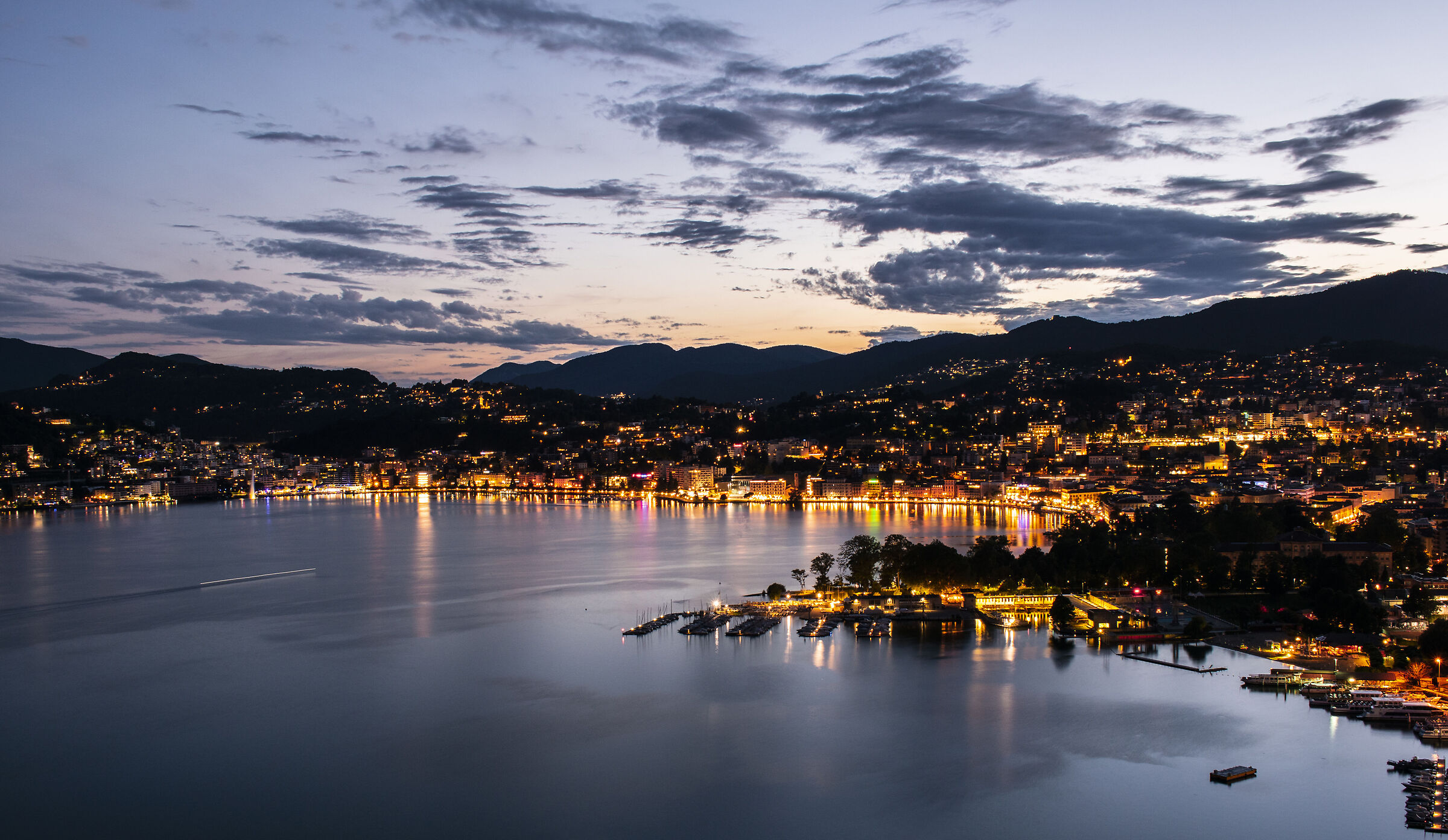Lake Lugano, Switzerland