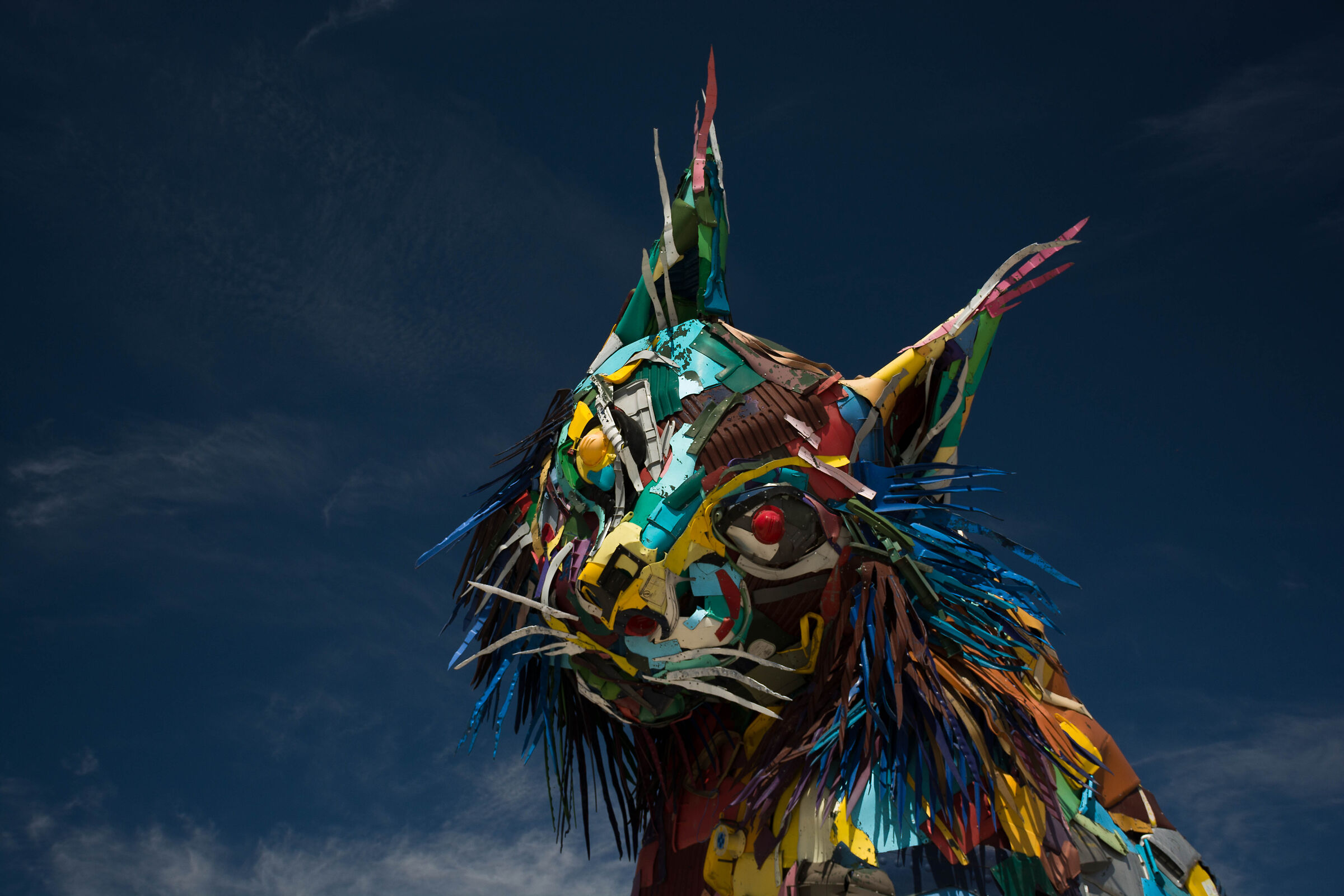 Lince iberica di plastica