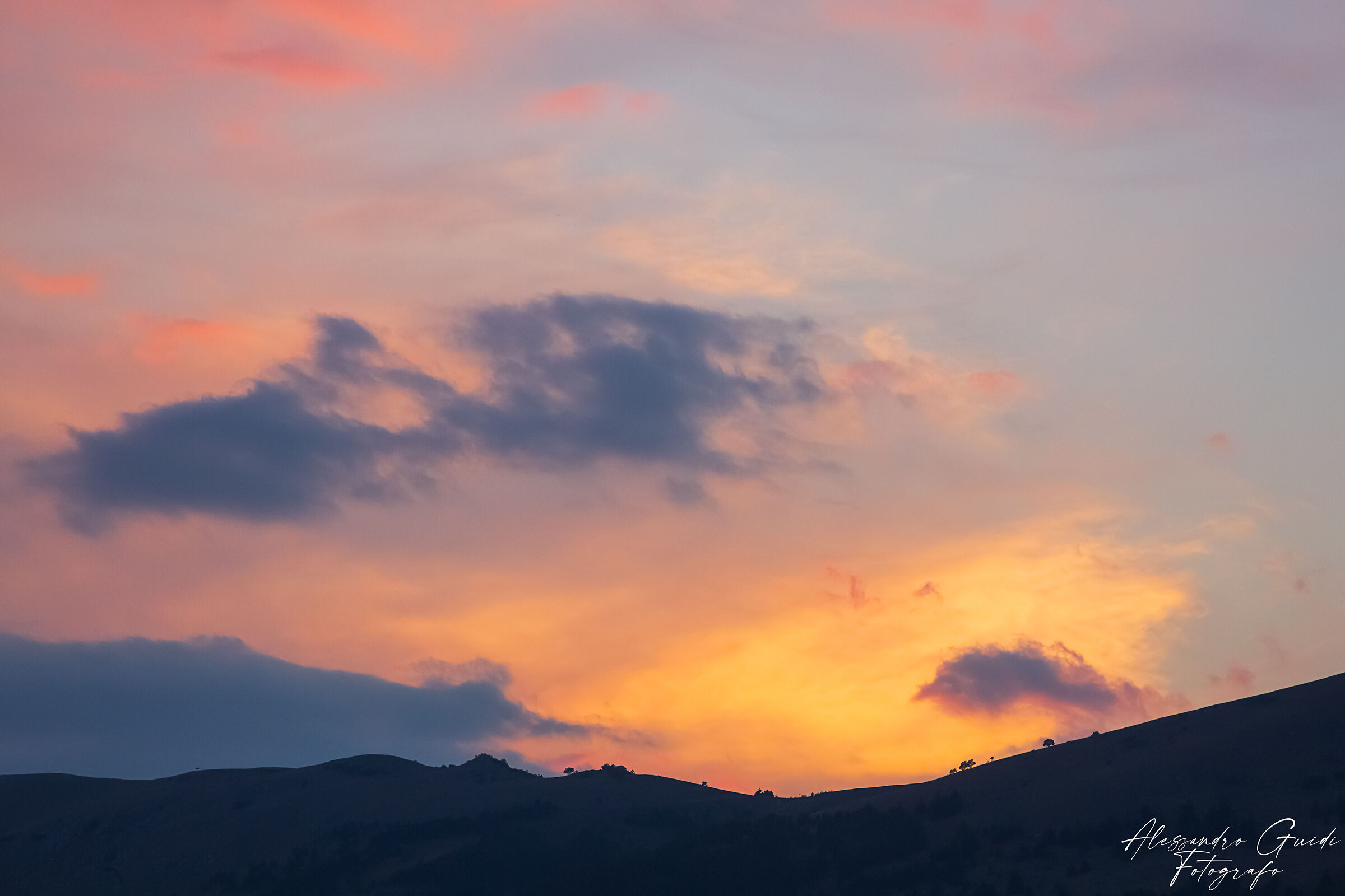 Sunset over Celano (AQ)