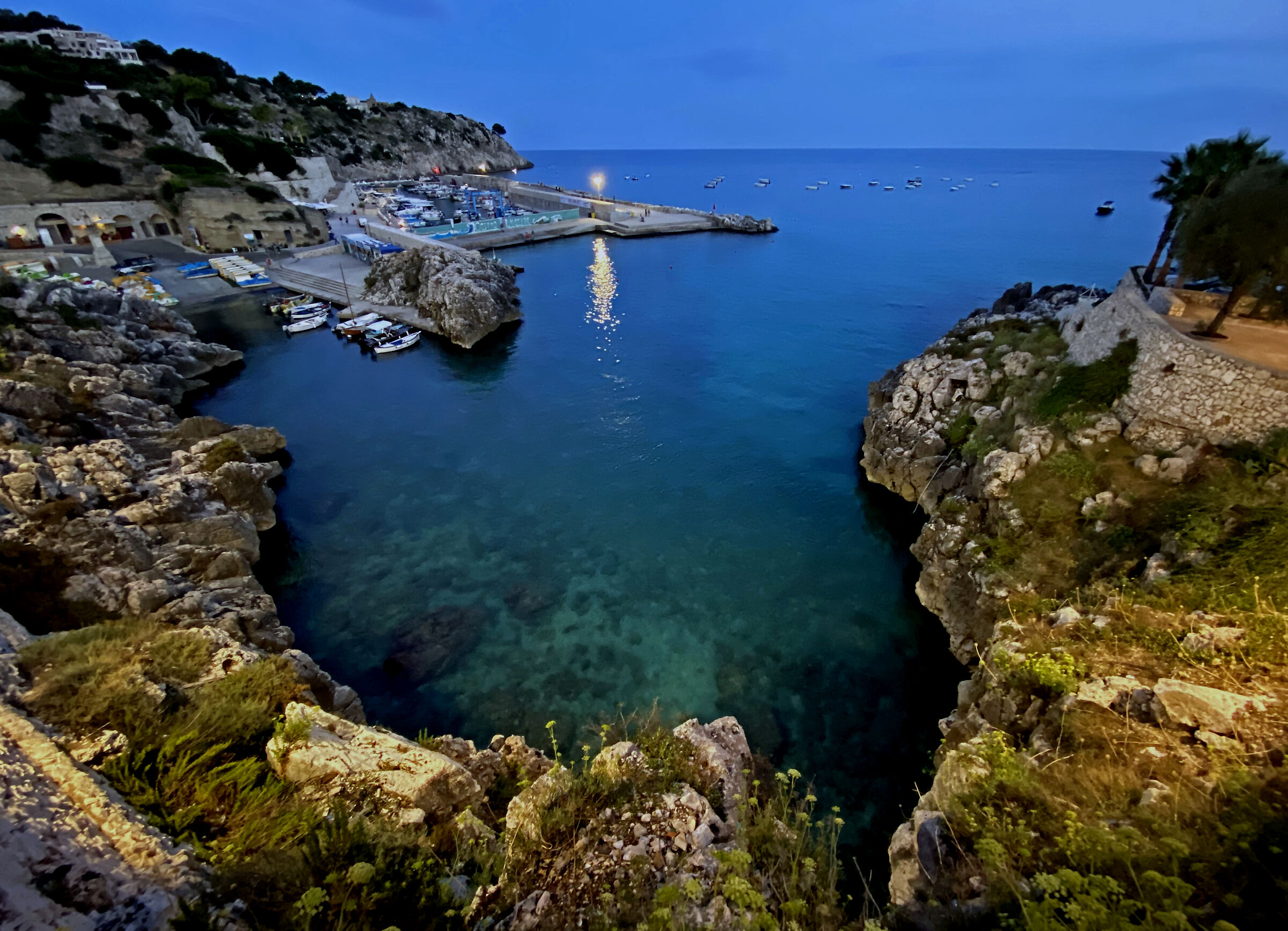 Il porticciolo di Castro Marina