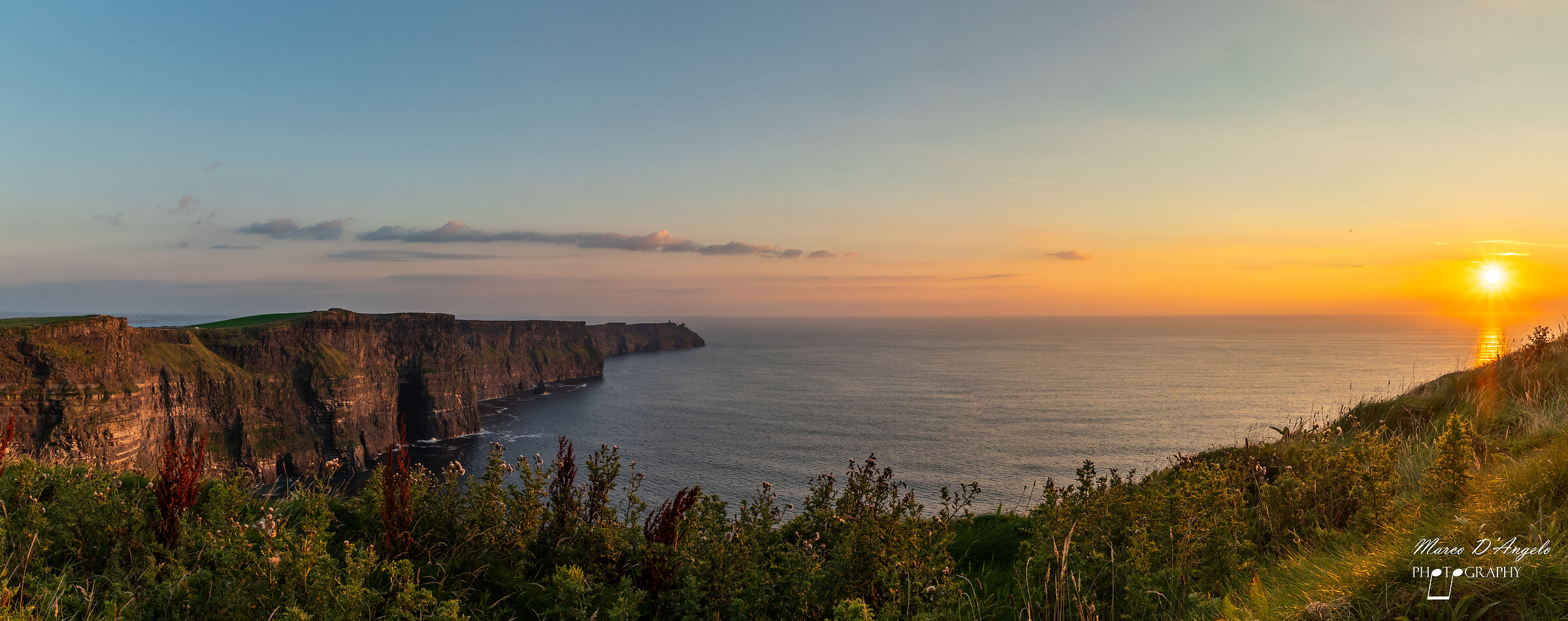 Cliffs of Moher sunset
