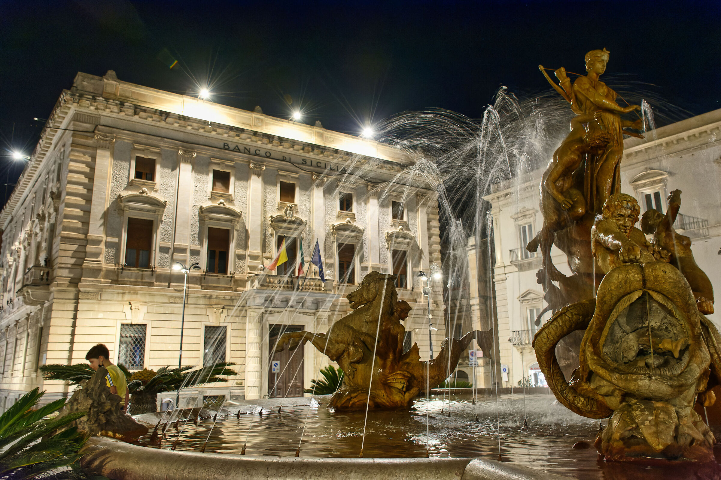 Syracuse - Piazza Archimede - Fonte Diana