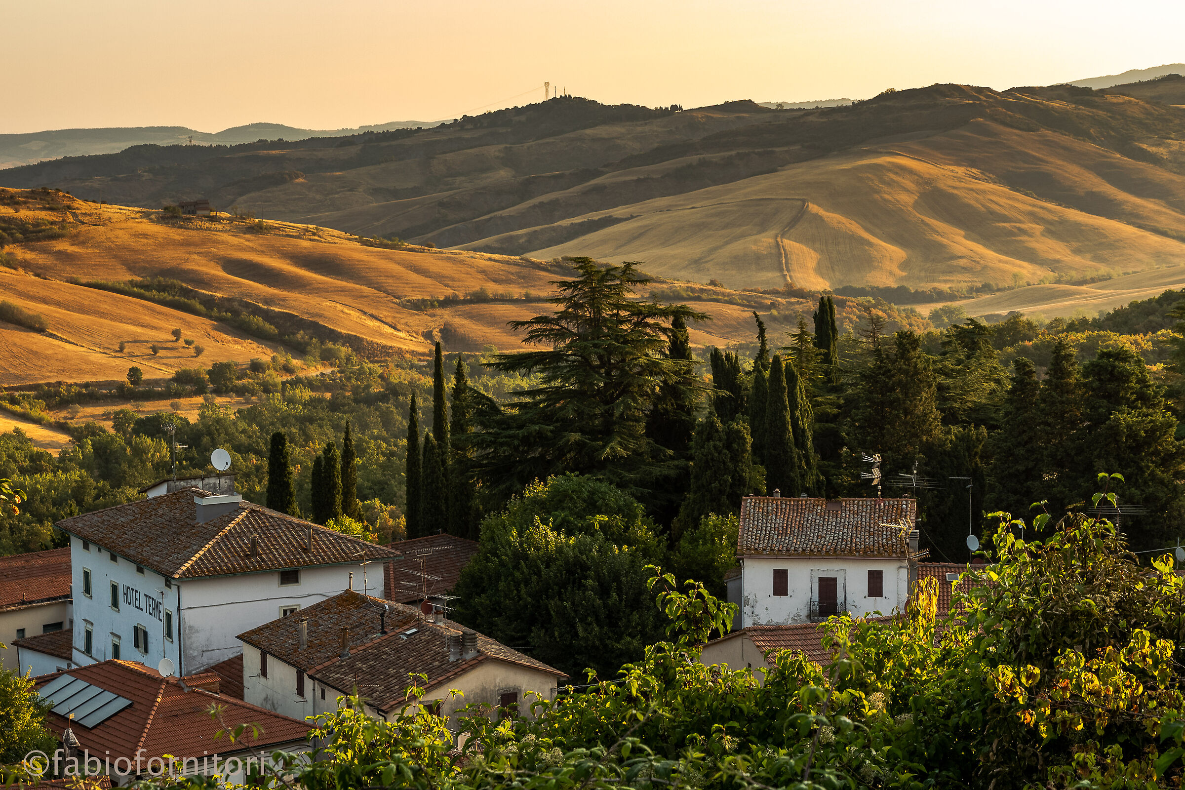 Bagni San Filippo visto dall'alto 2021