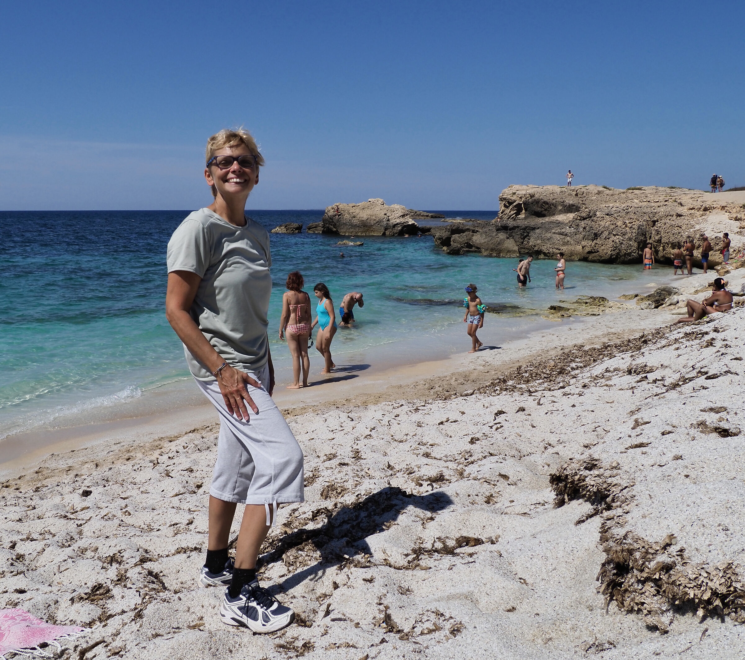 Foto ricordo - Is Arutas, Sardegna