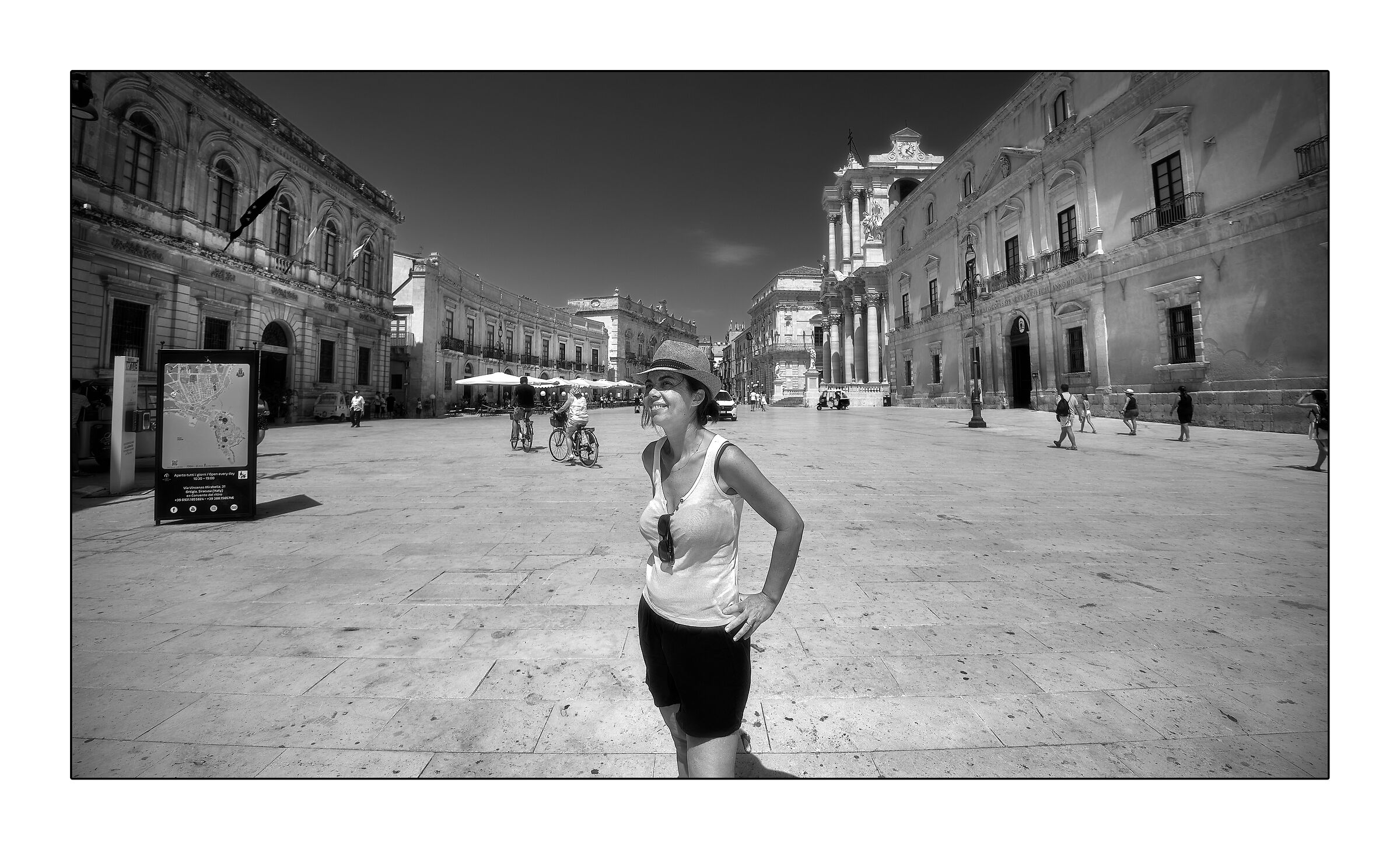 Portrait in Ortigia bn
