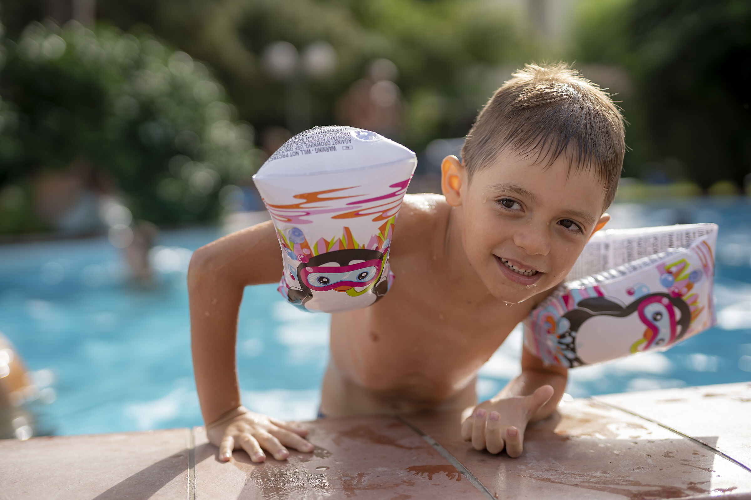 Un tuffo in piscina