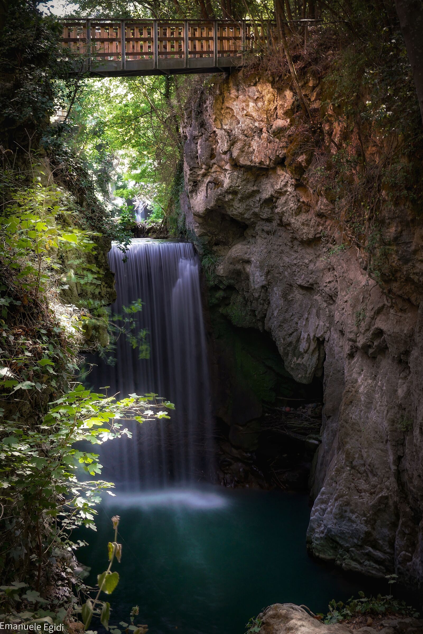 Pioraco Waterfall