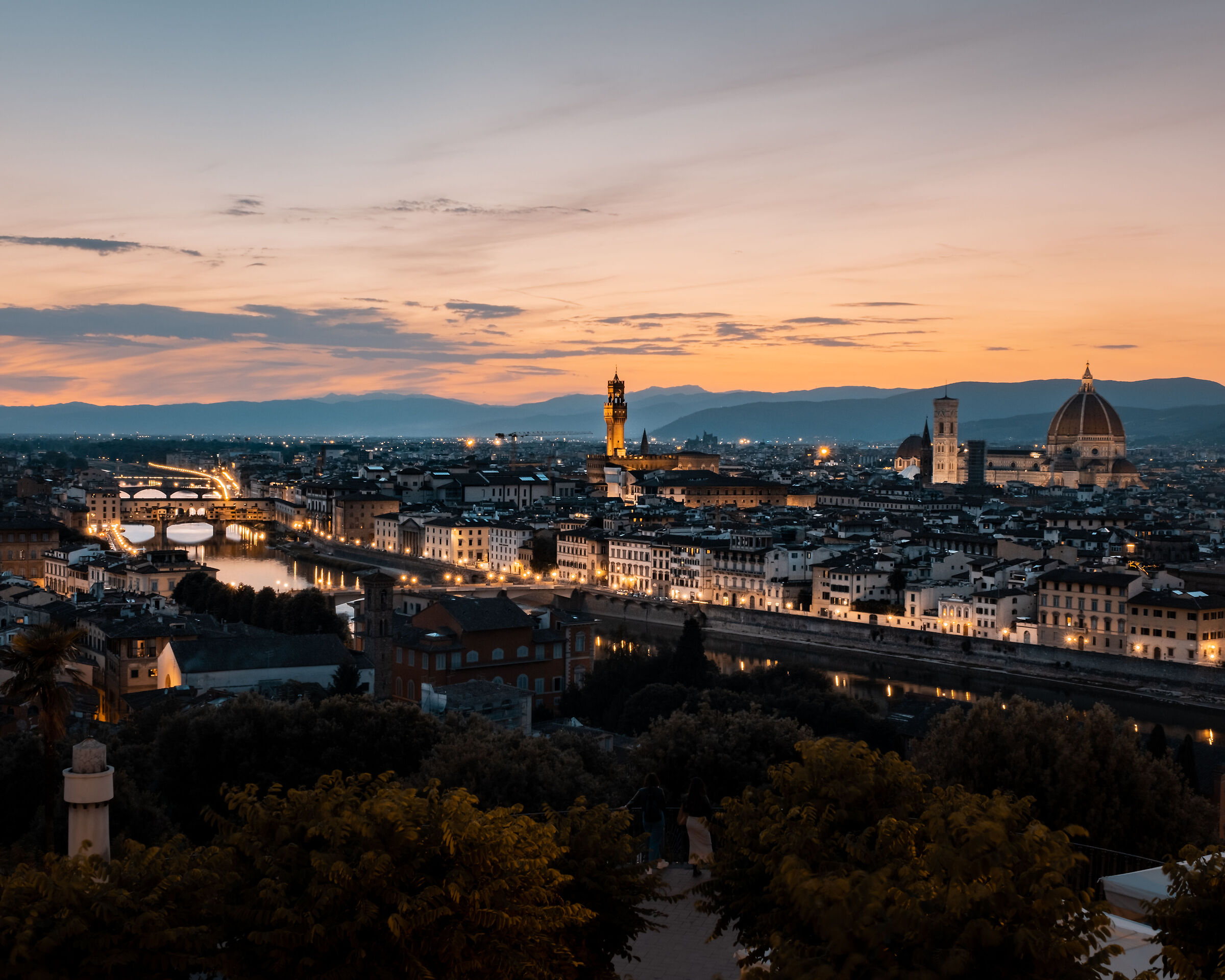 Sunset in Florence