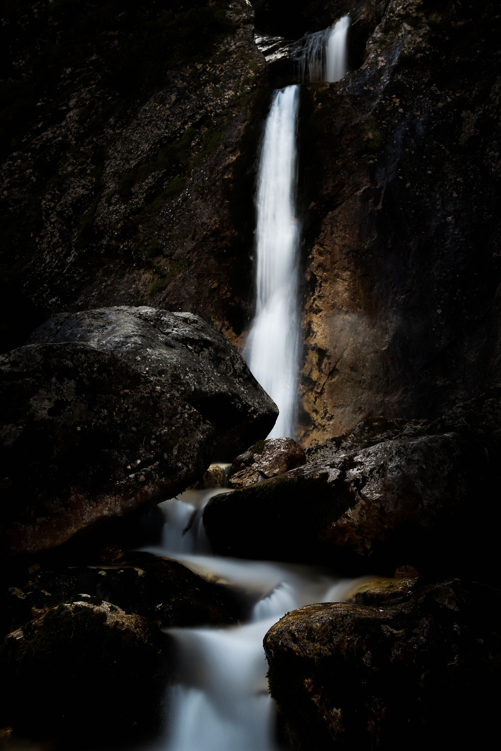 Waterfall on the Rio Siera in Sappada