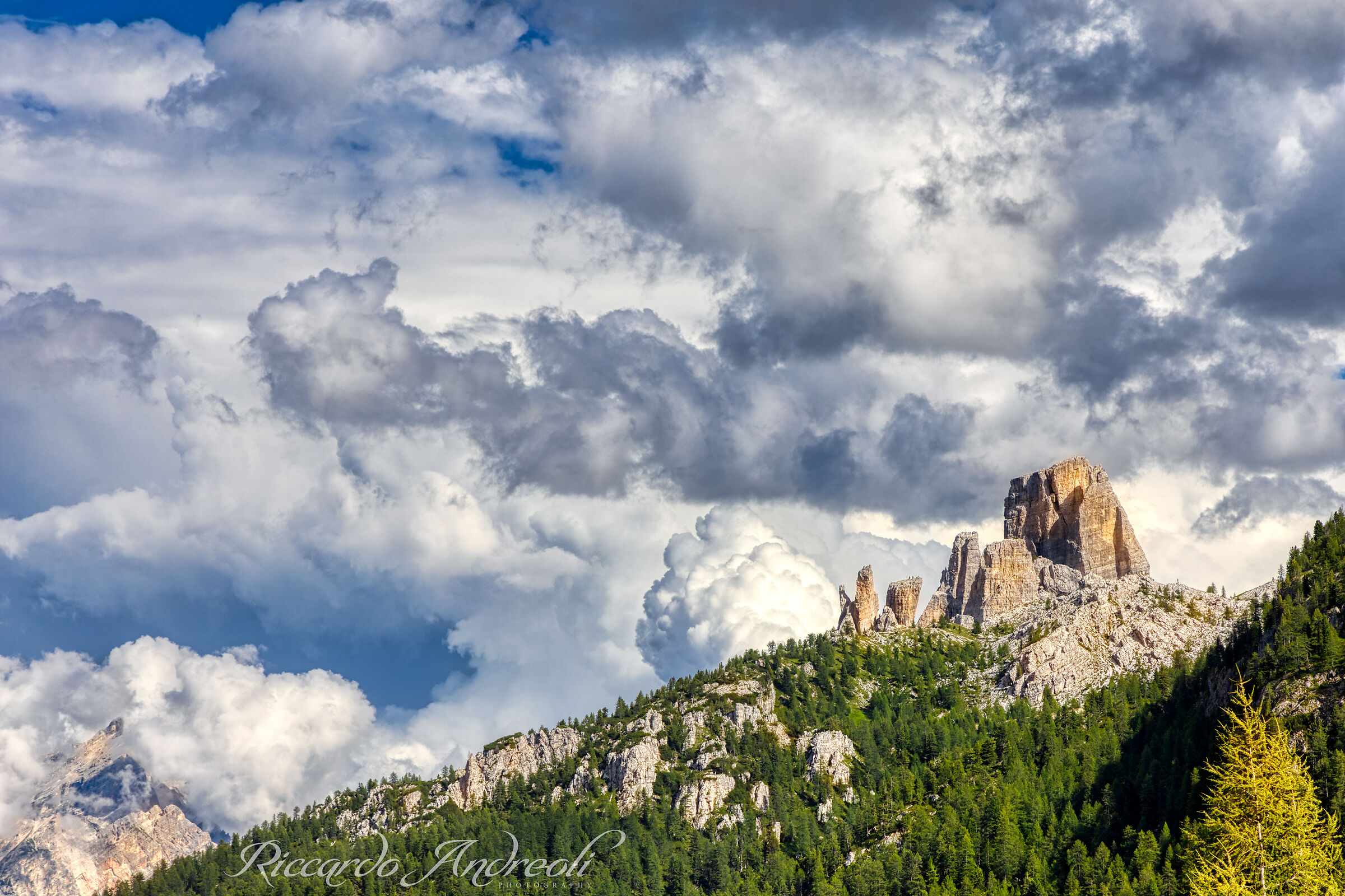 Five Towers and Clouds