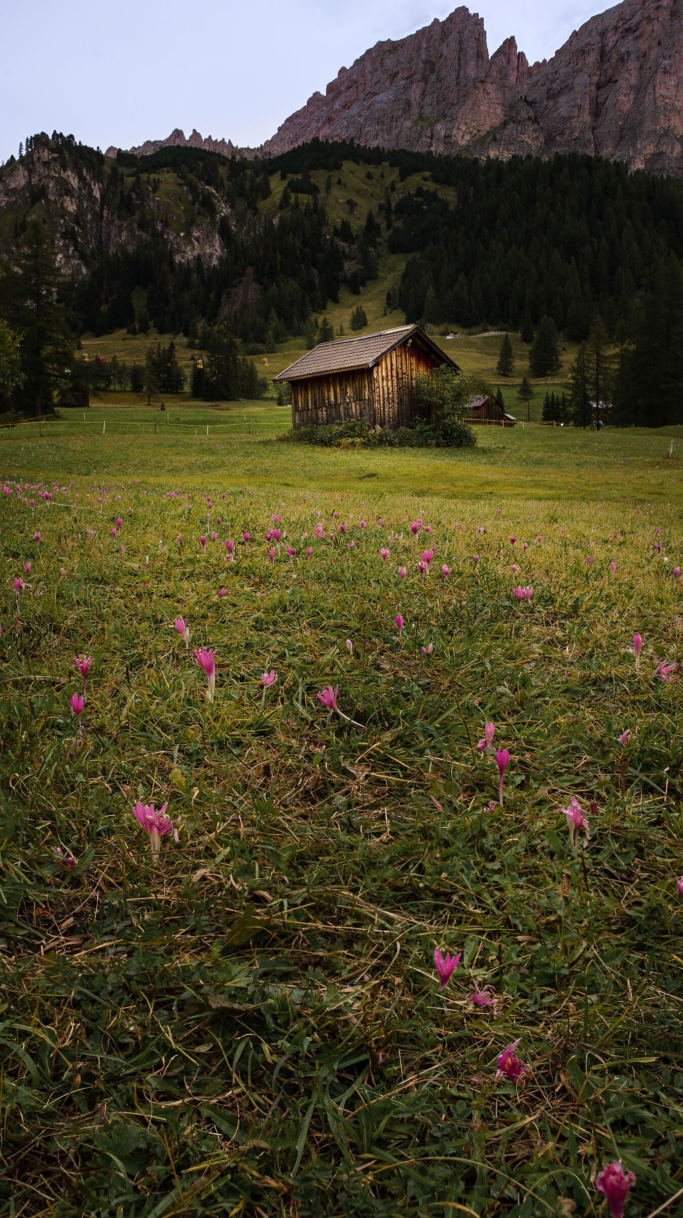 Nei pressi delle cascate Pisciadù