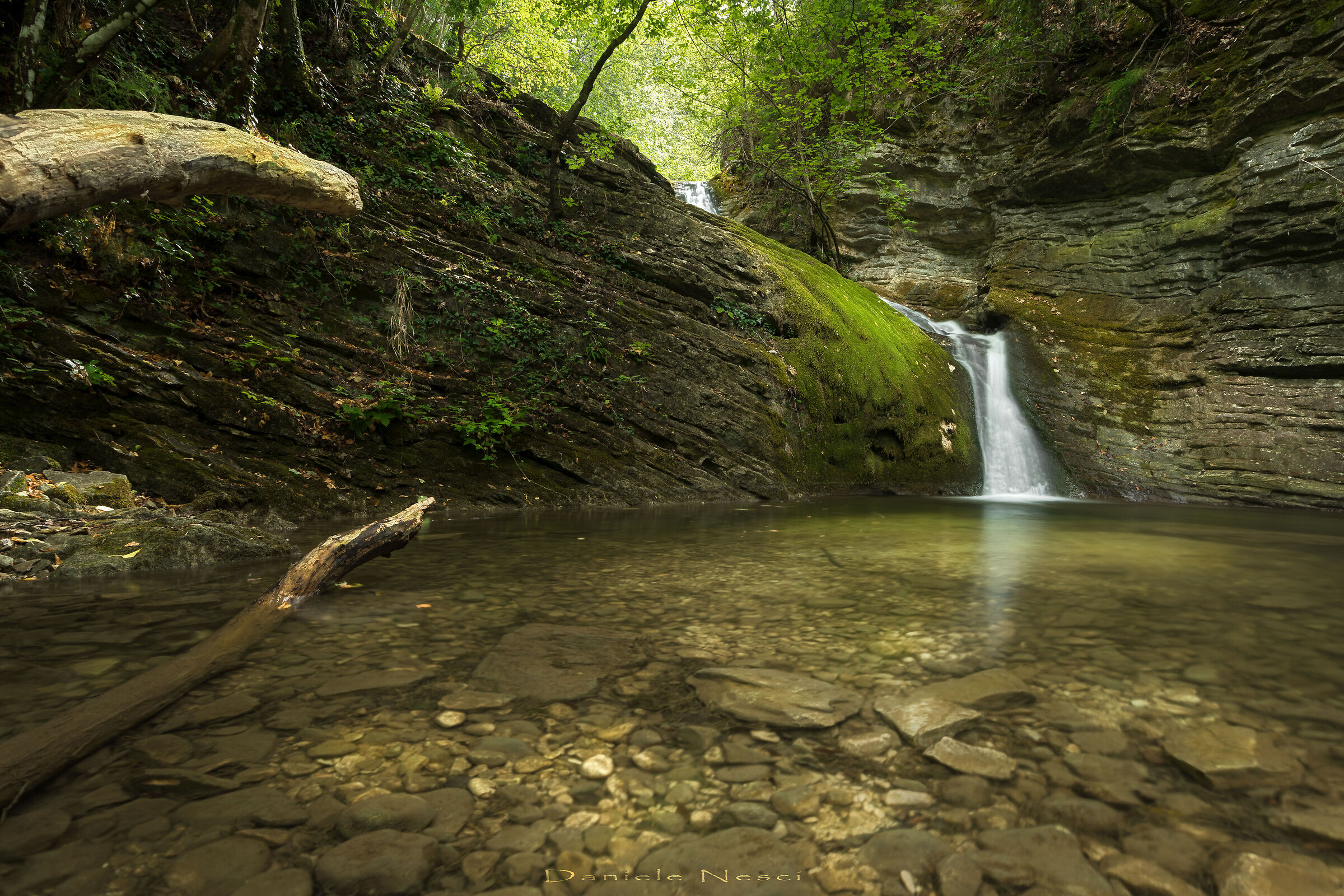 Nelle gole del Nerone