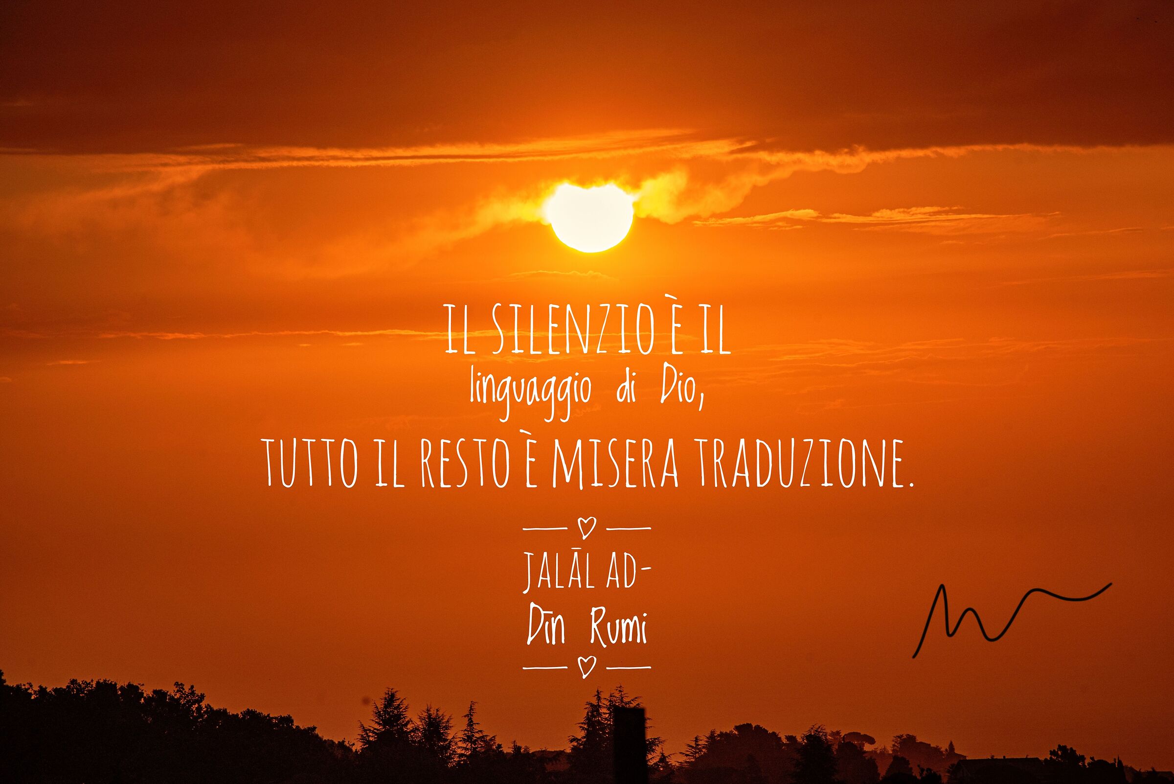 Il silenzio .....