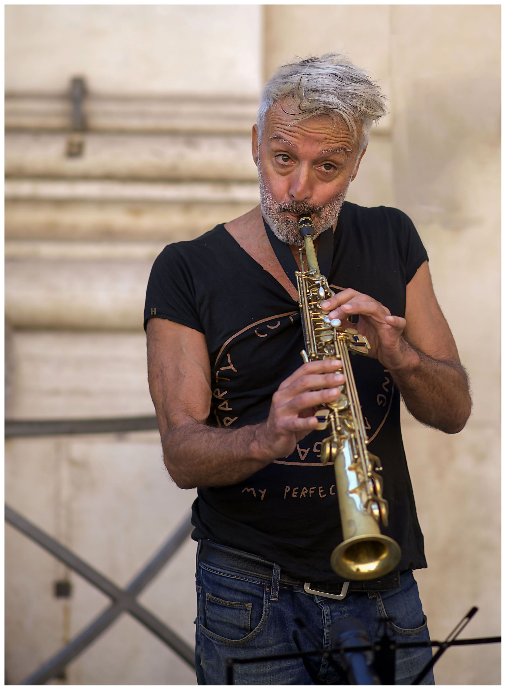 Artista di strada Fabio Corallini