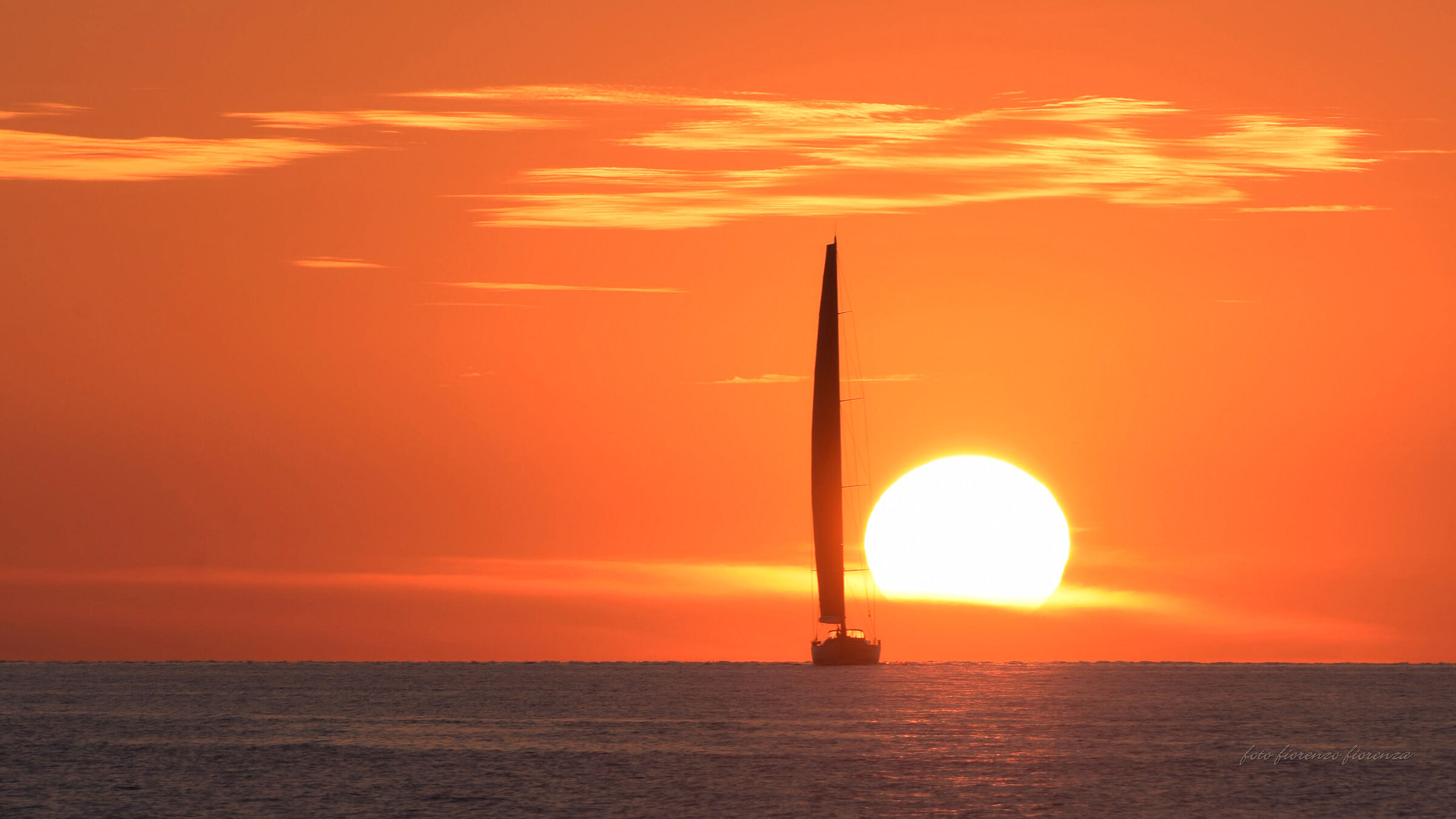 Un tramonto così...