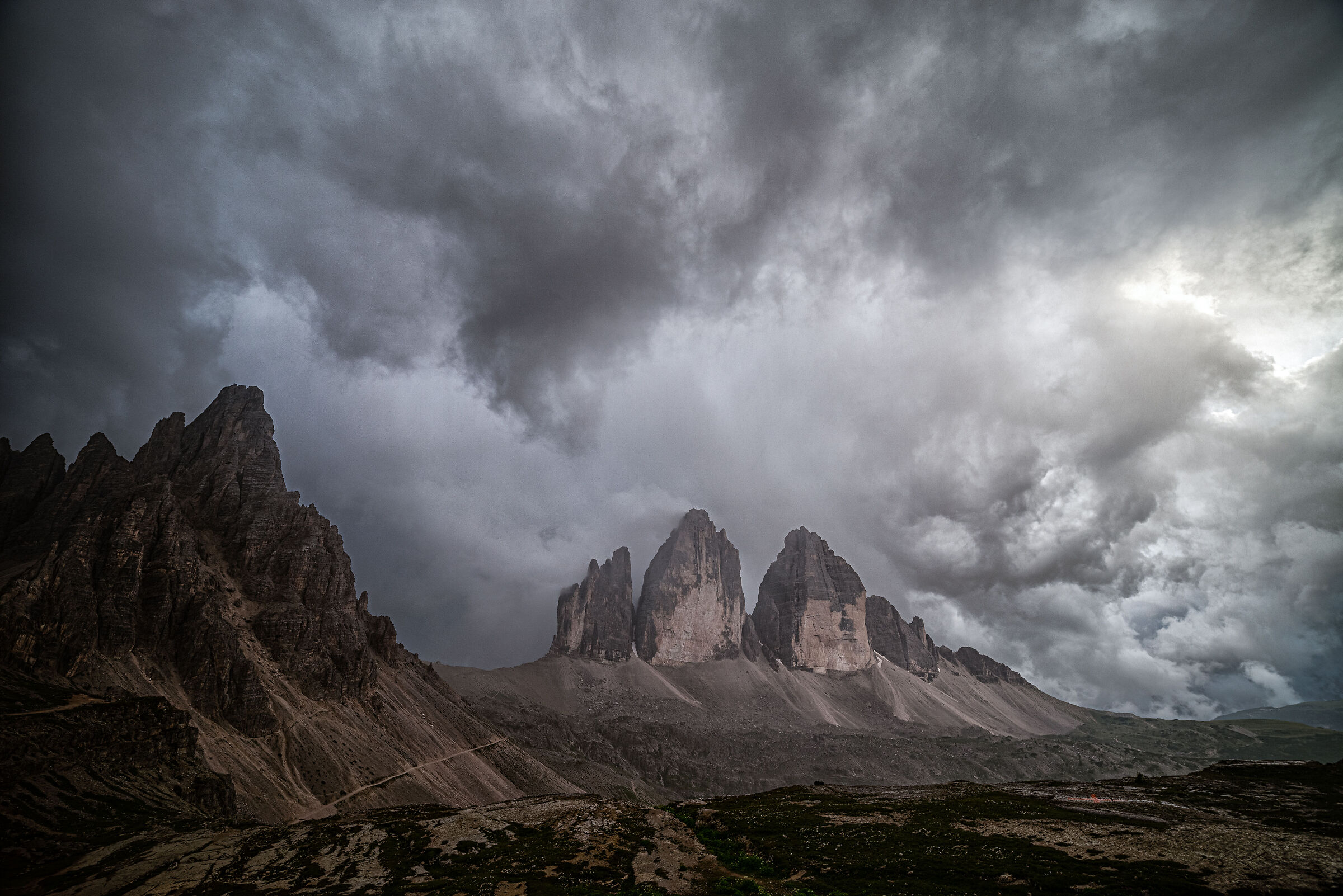 tre cime in bad wheather