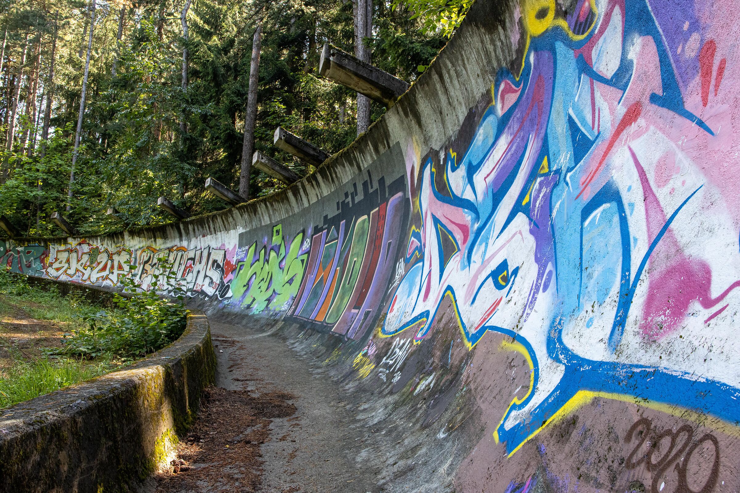 Sarajevo - pista da Bob abbandonata