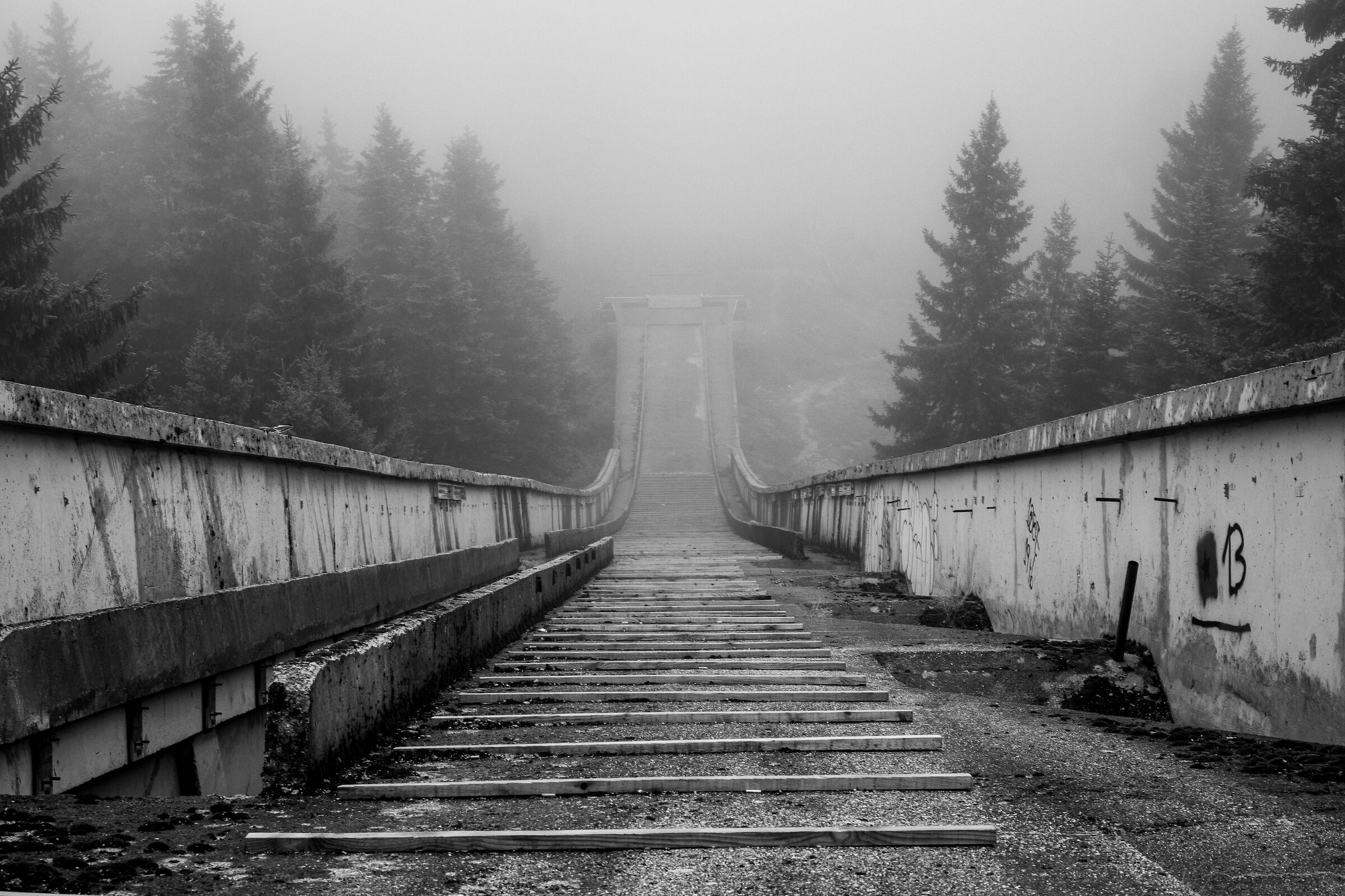 Sarajevo - trampolino abbandonato