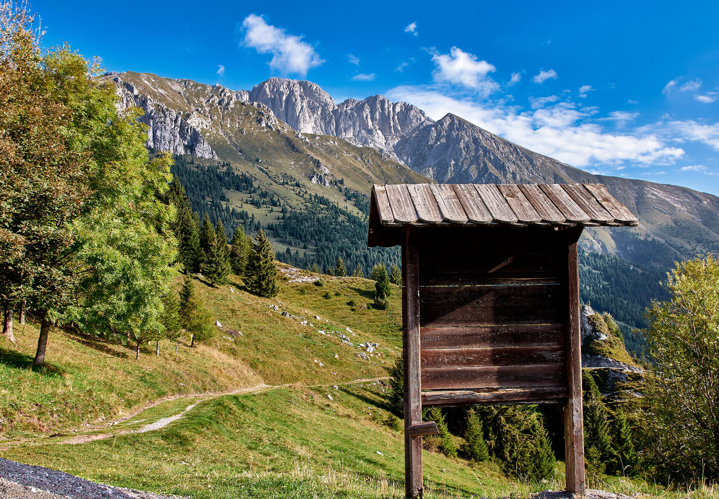 Scorcio di orobie. La Presolana.