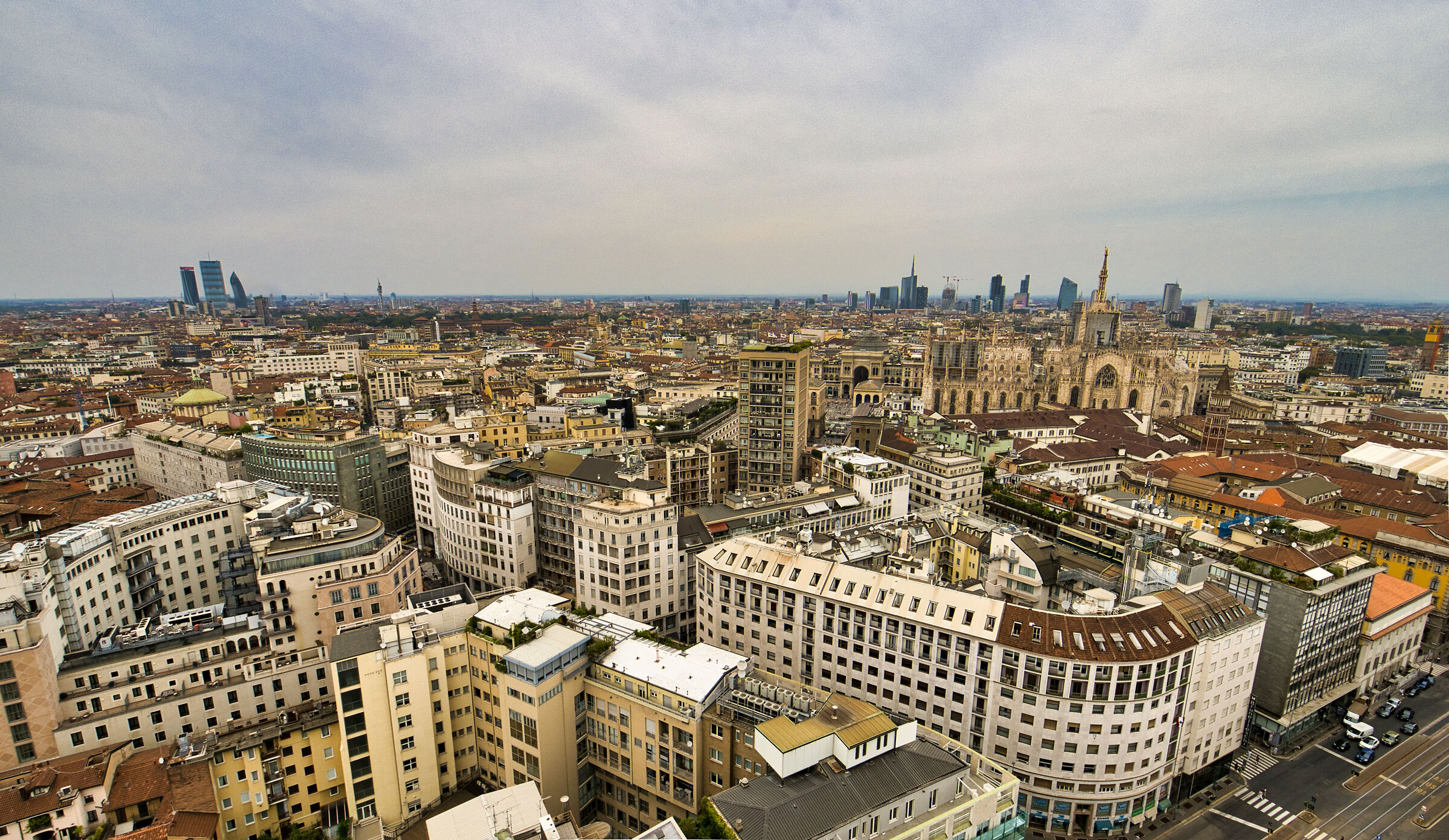 Milano, vista dalla Torre Velasca