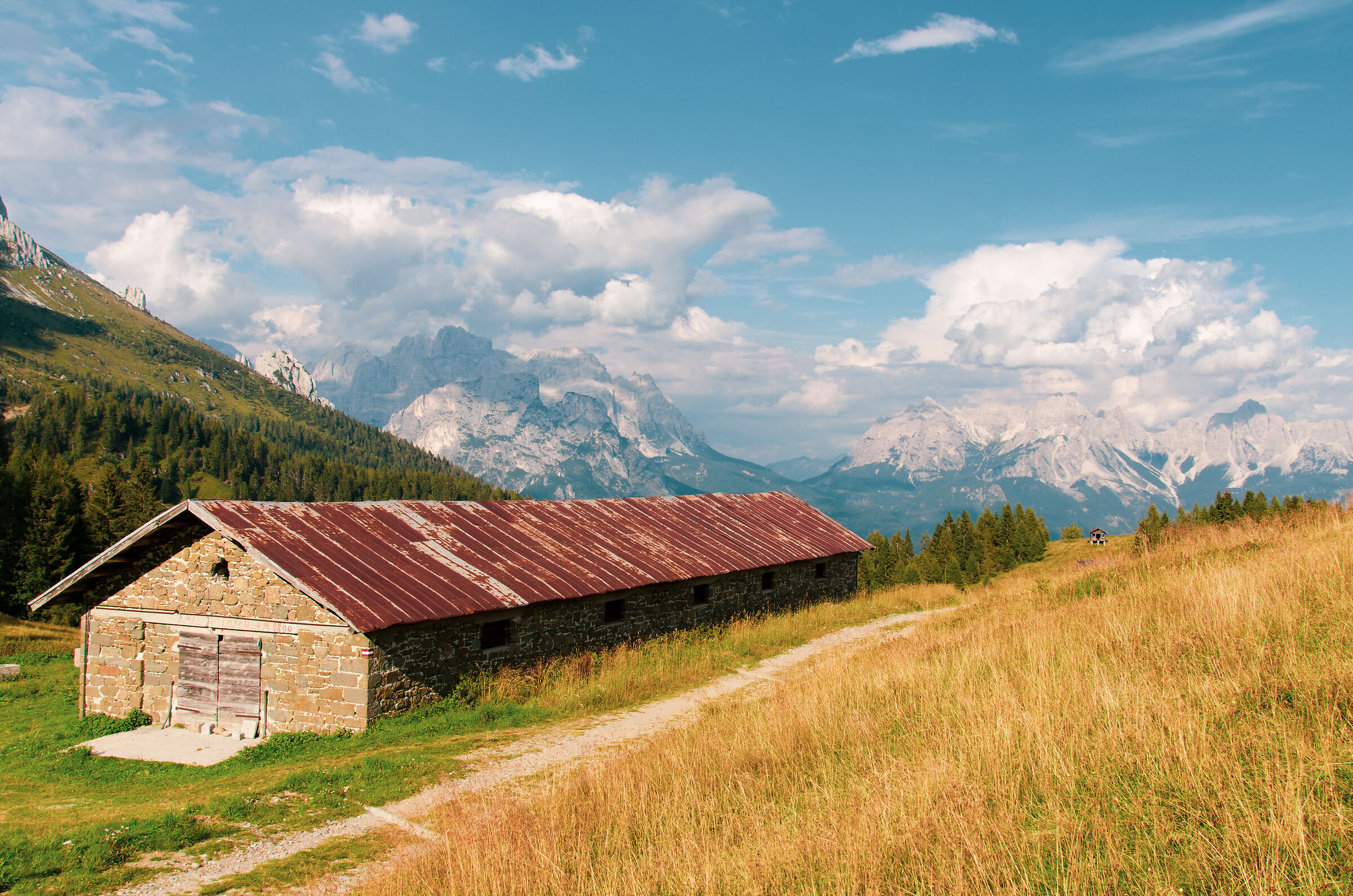 Going up to the Scarpa refuge