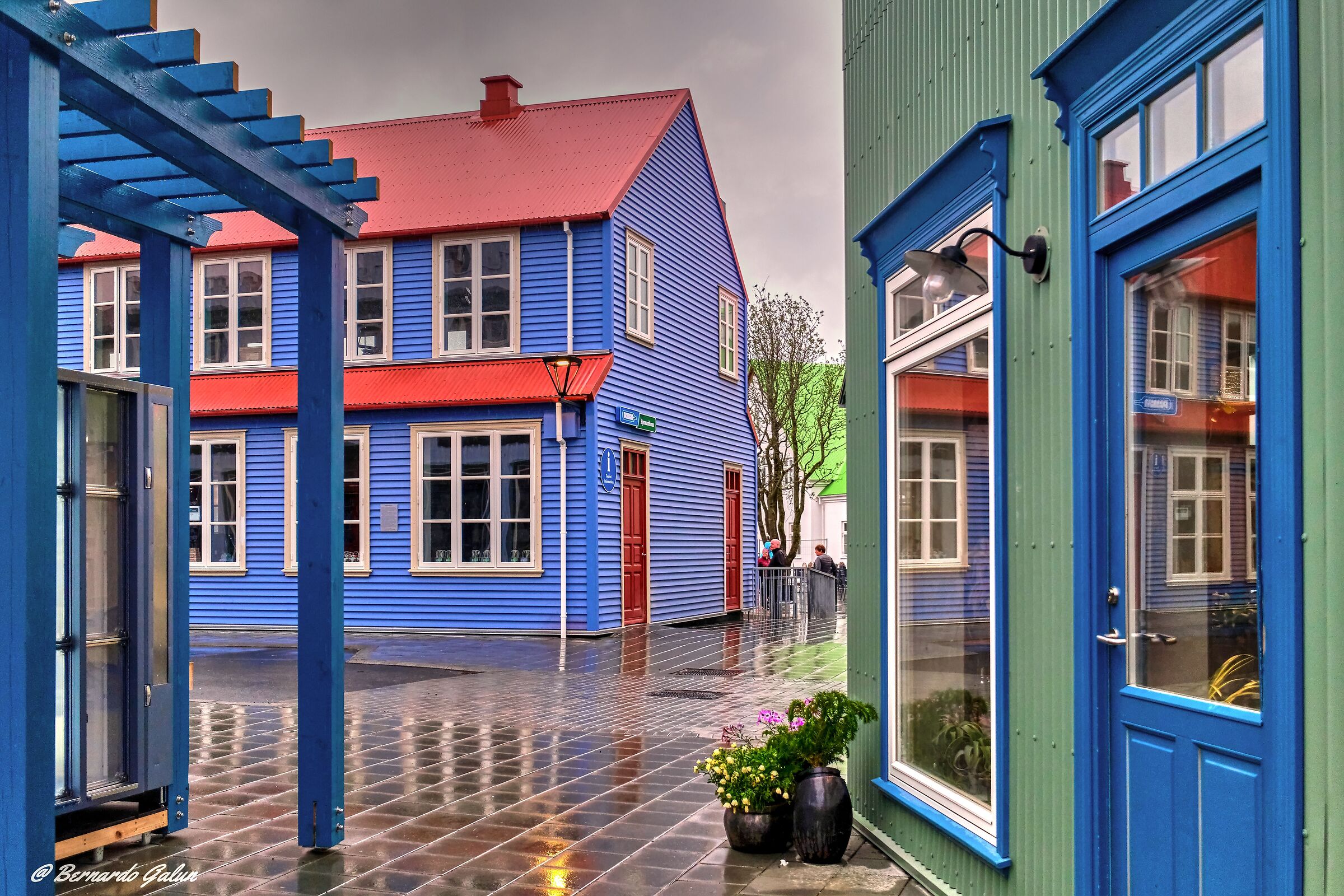 the center in Selfoss town in Iceland