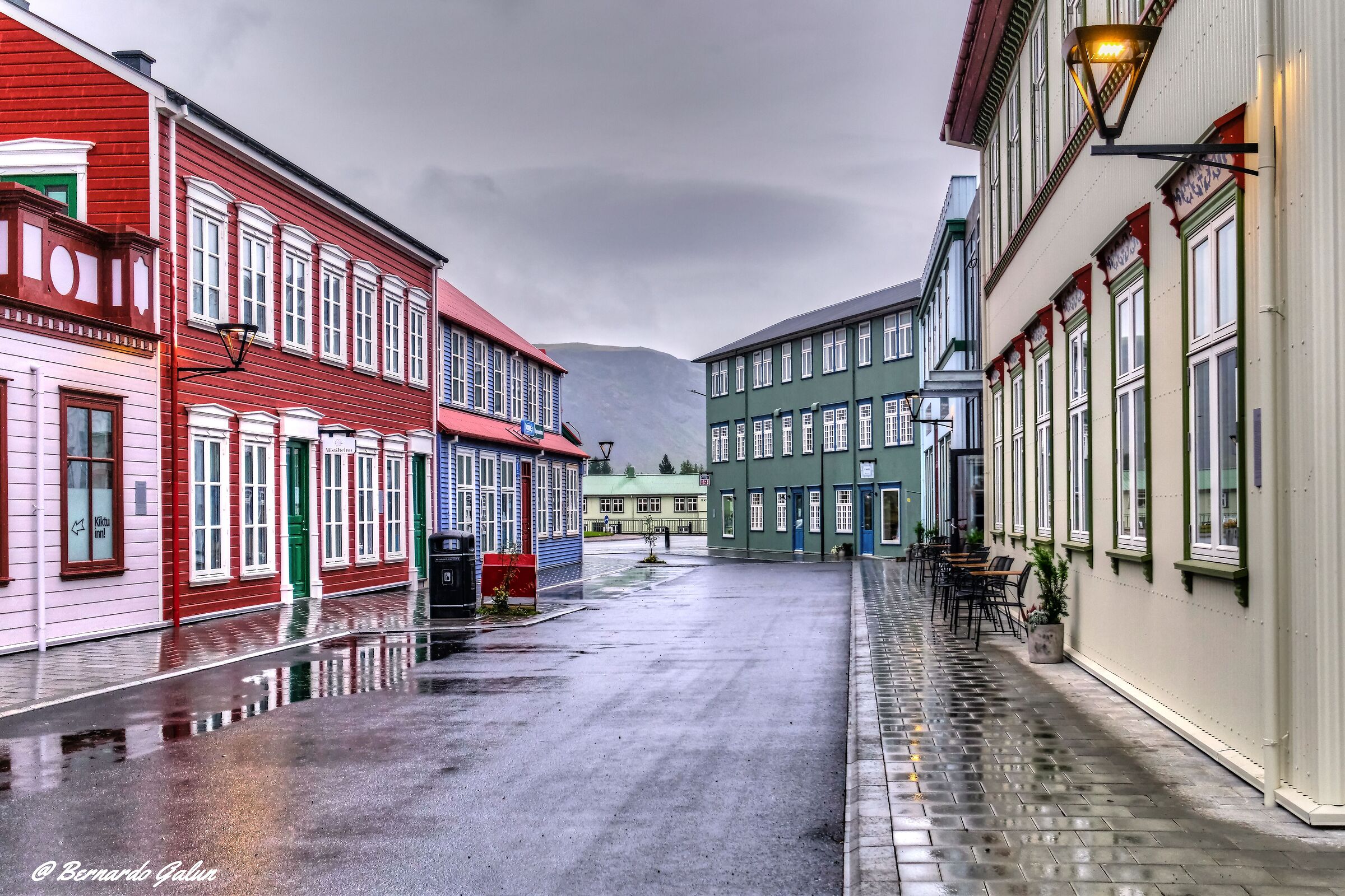 the center in Selfoss town in Iceland