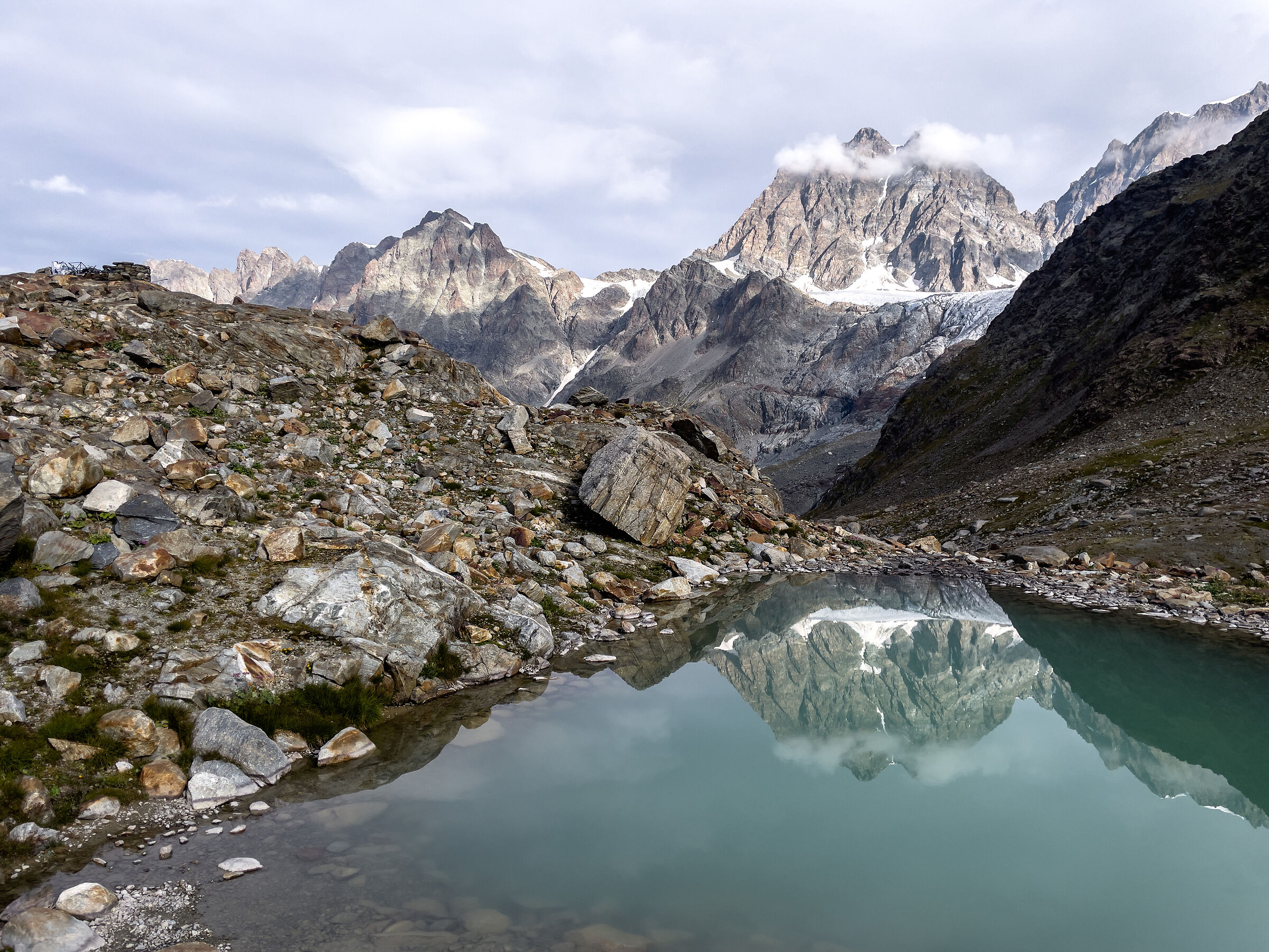 Laghetto alpino, monumento Bombardieri