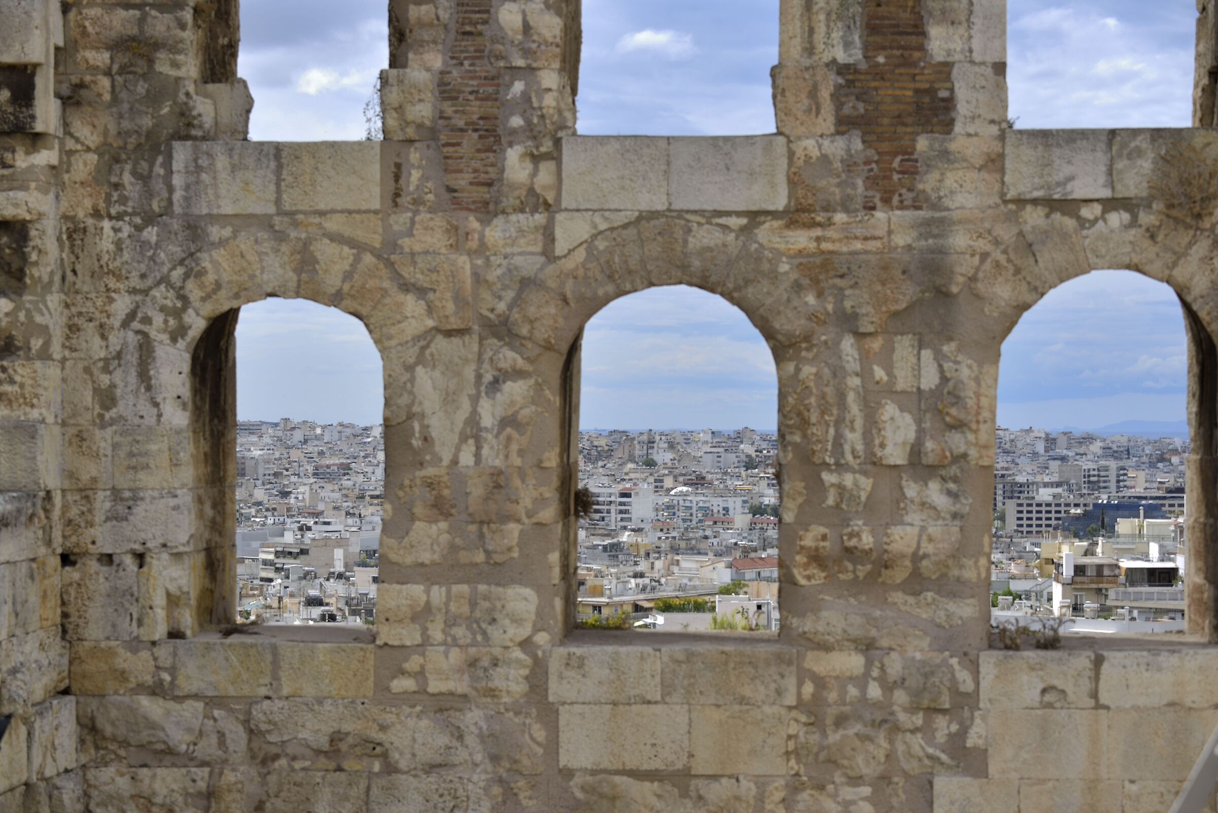 athens at the window