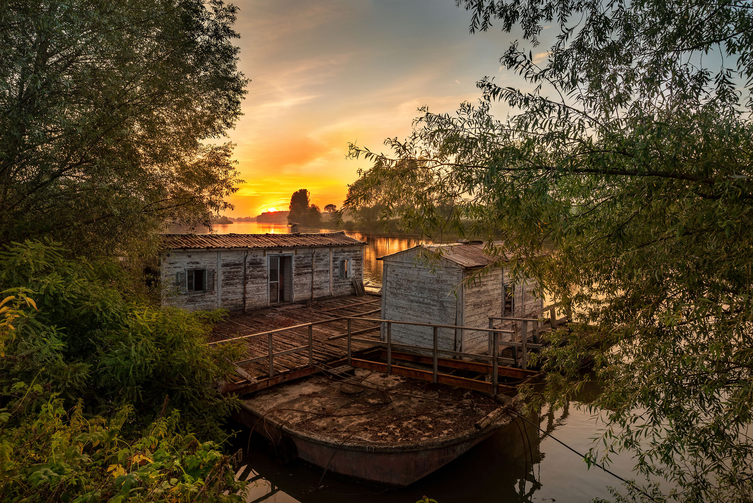 Torre d'Oglio all'alba