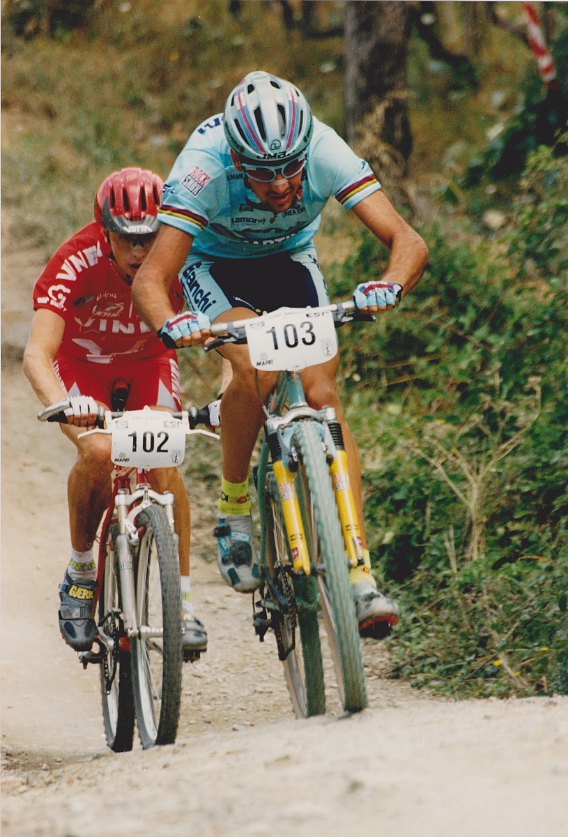 Dario Acquaroli - Gara mountain bike anni 90