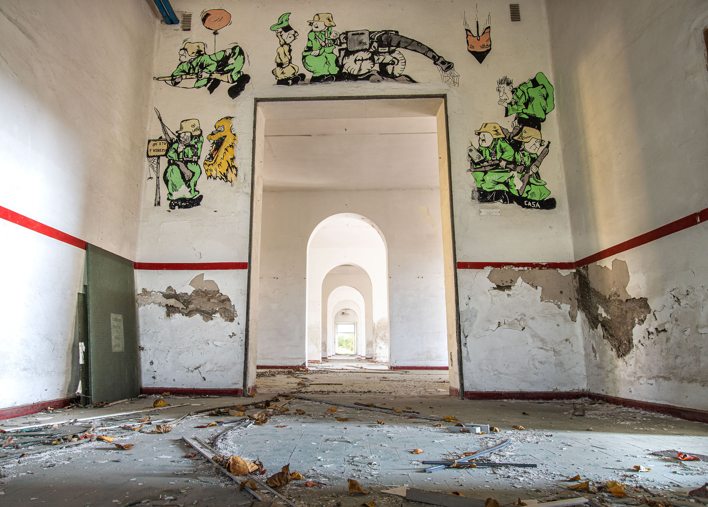 Caserma militare abbandonata